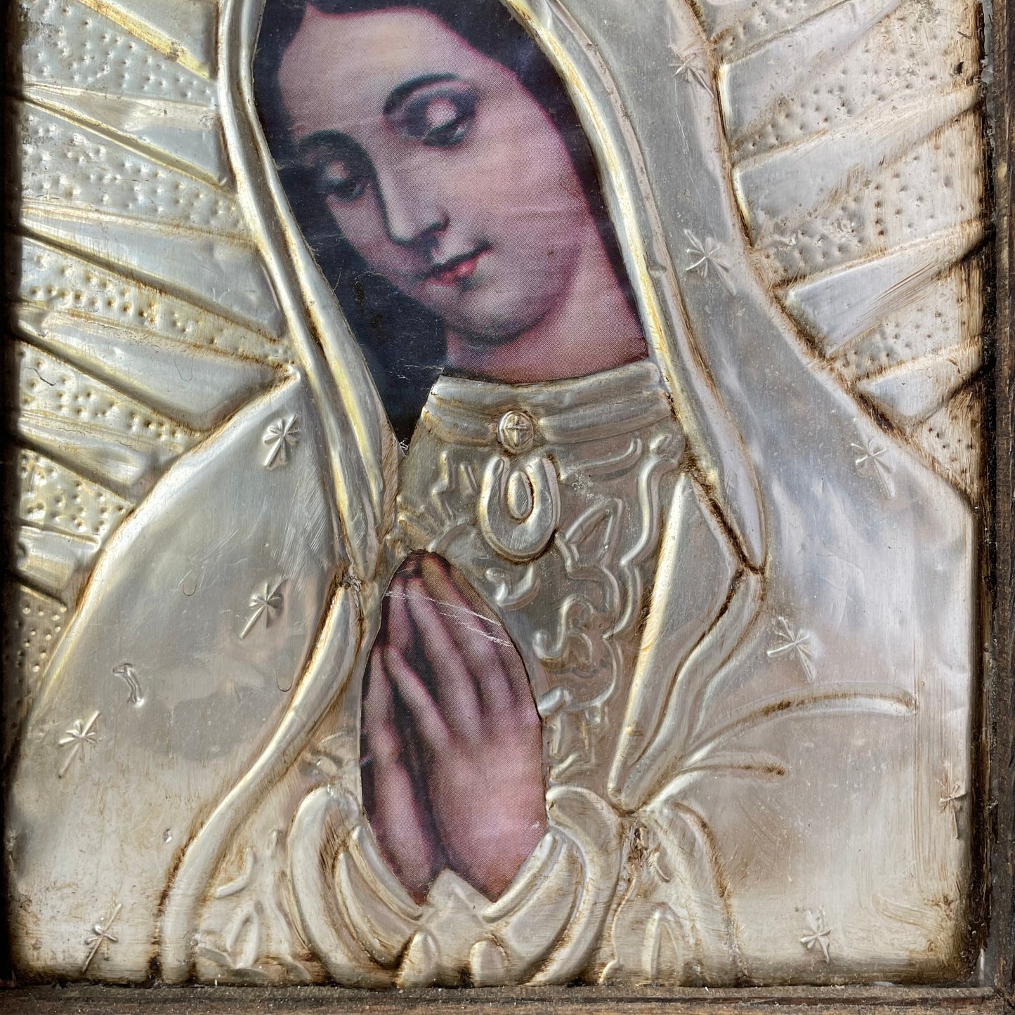 Vintage Mexican Madonna in Nicho