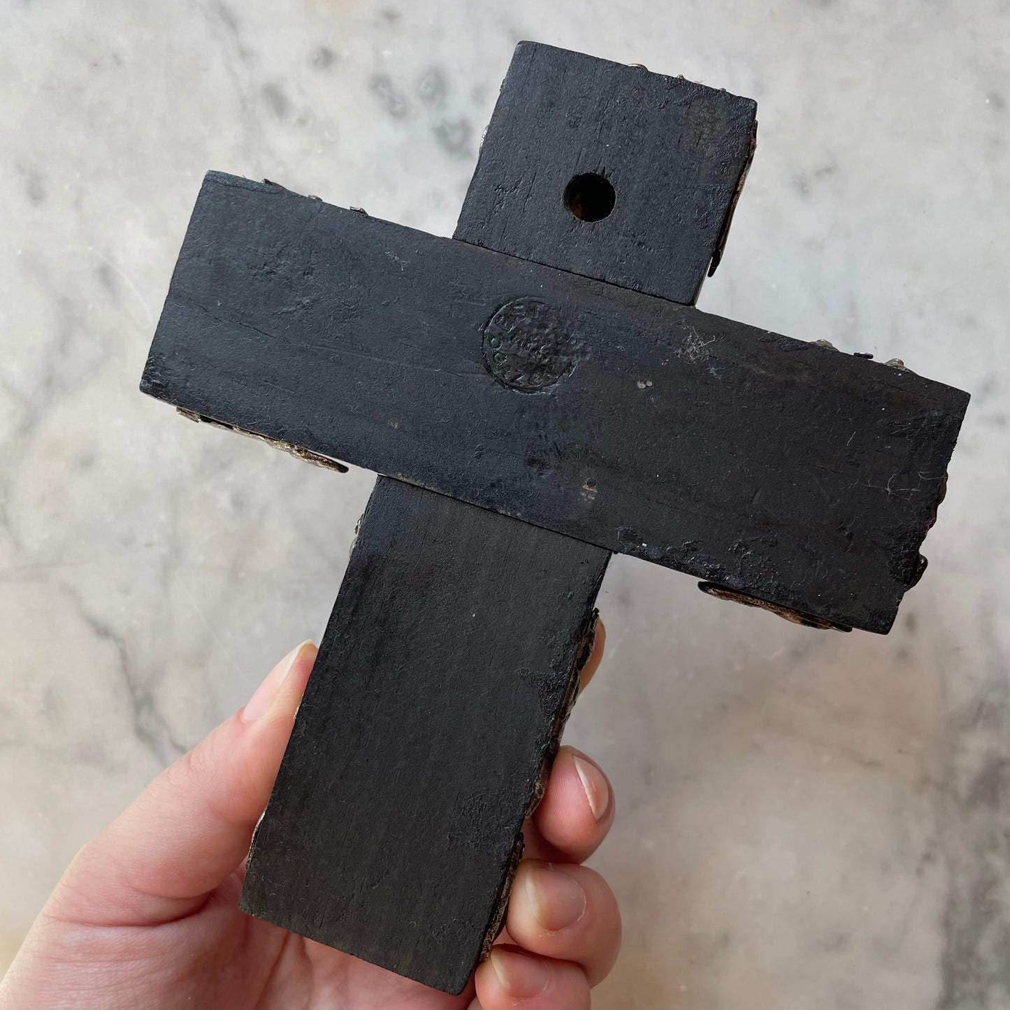Vintage Mexican Ex Voto Cross