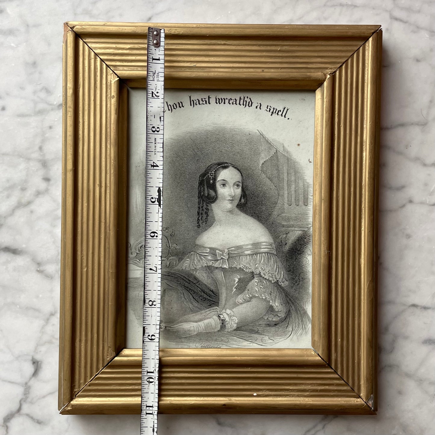 Thou Hast Wreath’d a Spell | Victorian Engraving