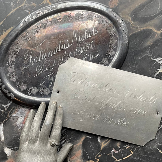 Victorian Casket Plates | Fortunatus Nichols