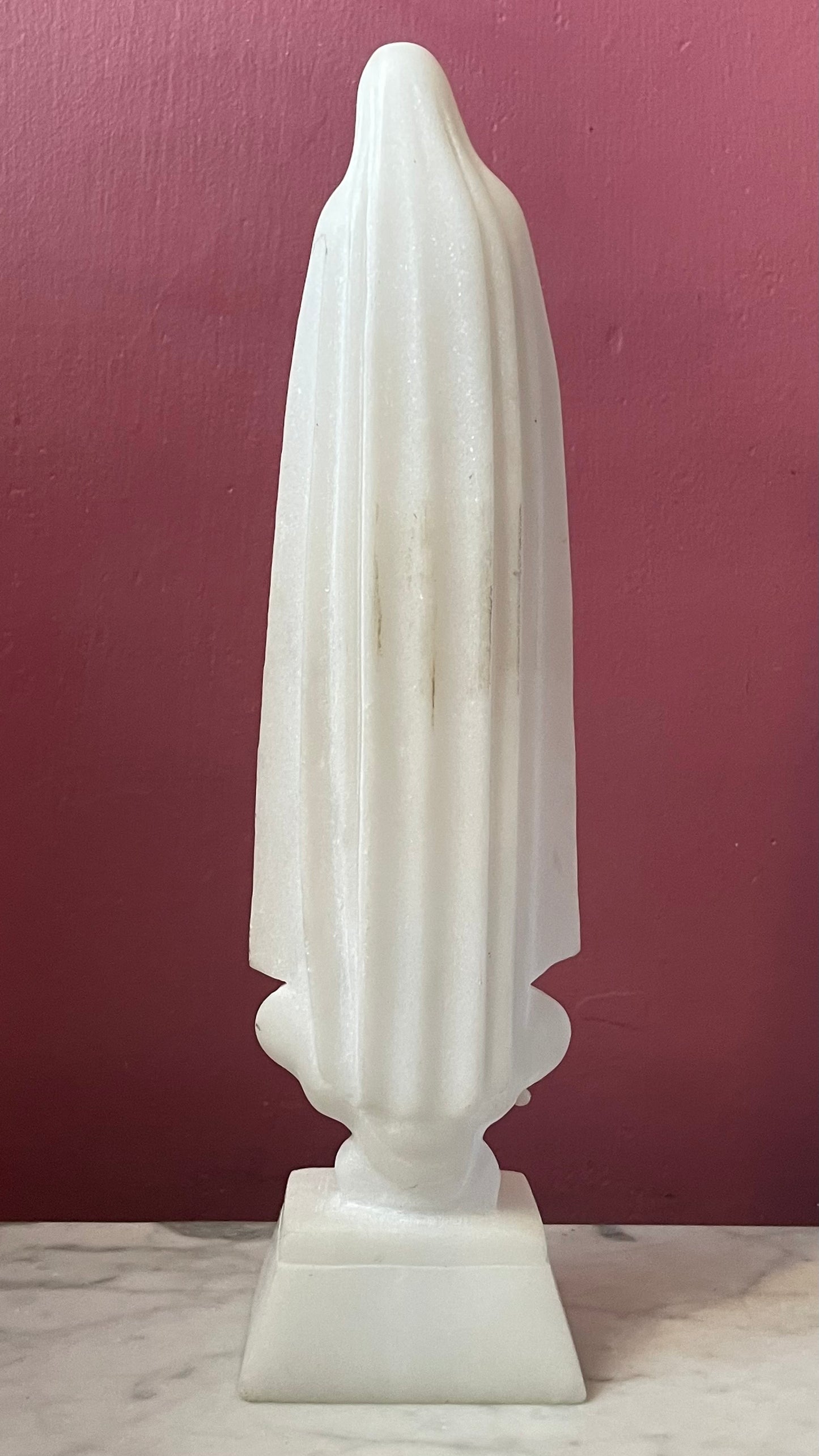 Alabaster Virgin Mary