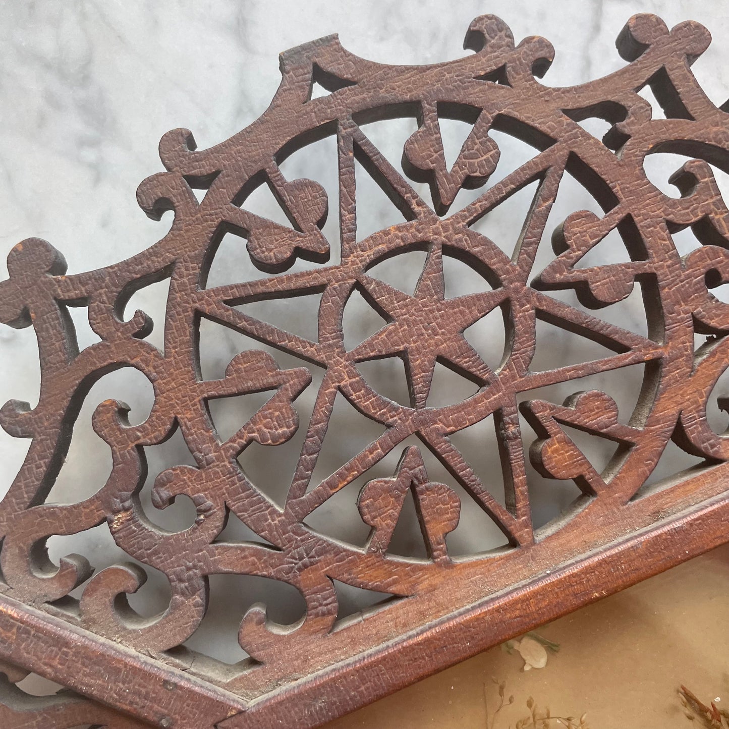 Victorian Scrollwork Shadowbox with Paper Fashion Doll