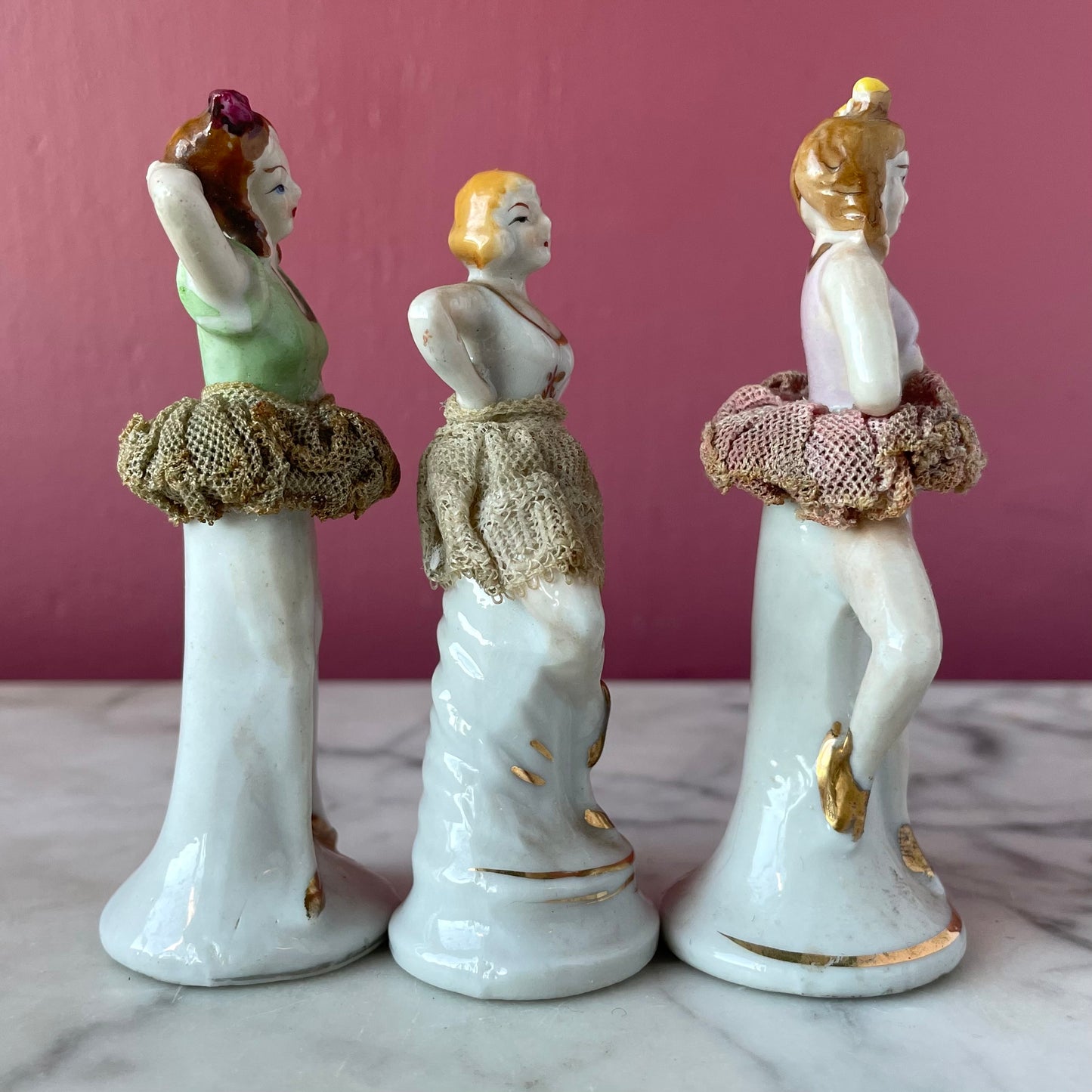 1930s Ceramic Ballerinas