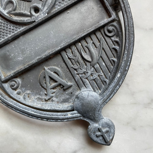 Antique Religious Door Knocker