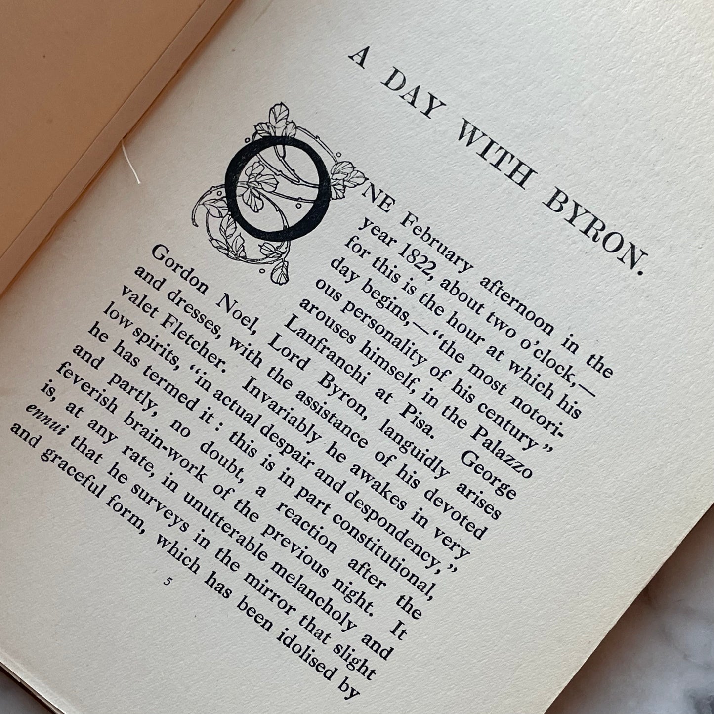 A Day with Lord Byron | Days with the Poets Series | 1910