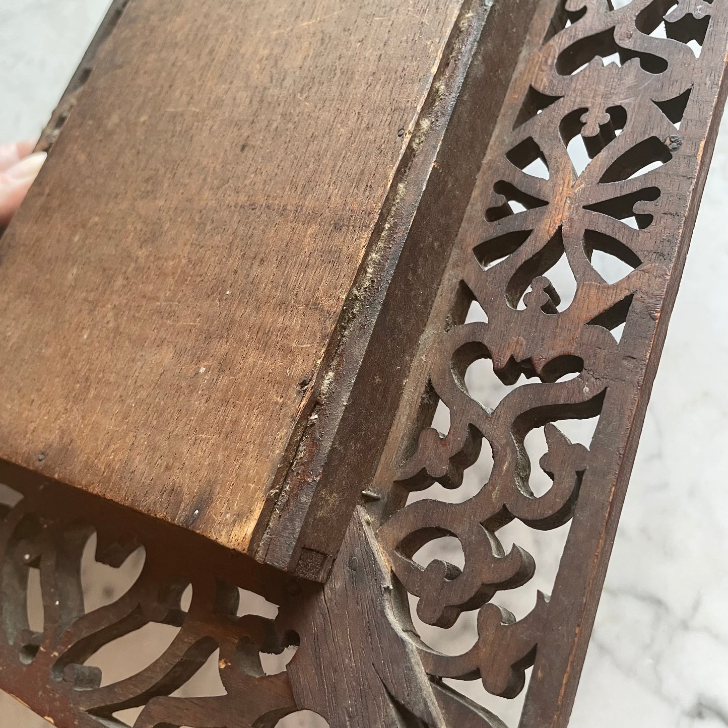 Victorian Scrollwork Shadowbox with Paper Fashion Doll