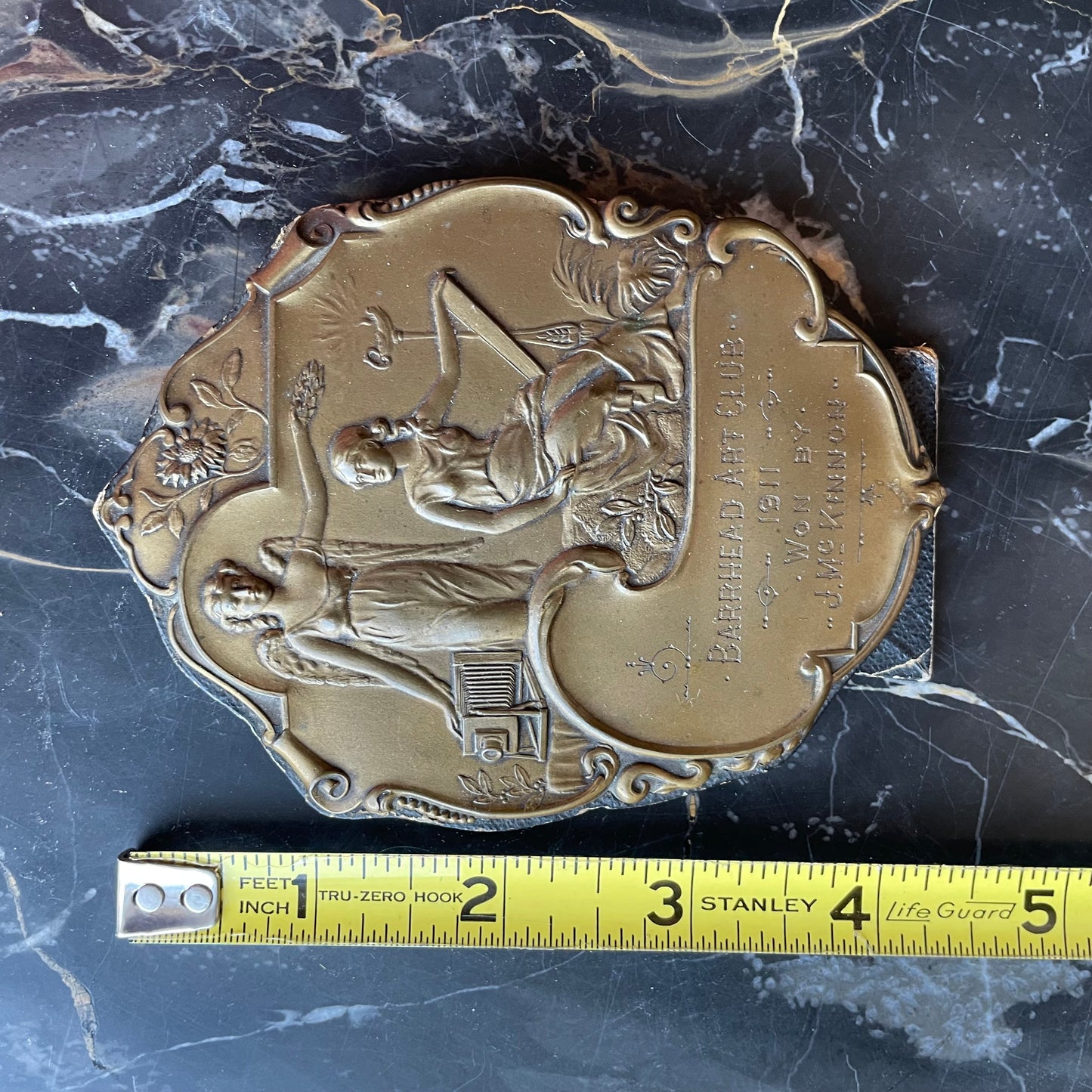 Edwardian Art Award Plaque