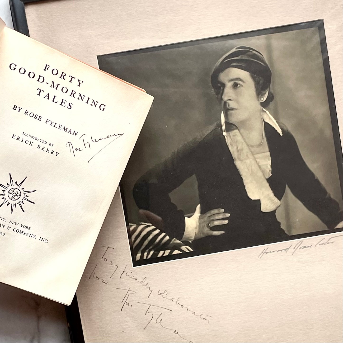 Rose Fyleman | Signed Photo by Howard Coster & Signed Book