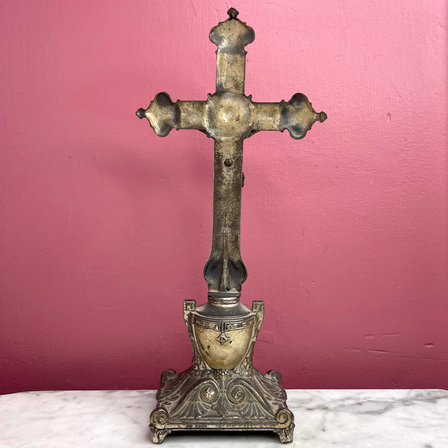 Antique Standing Crucifix