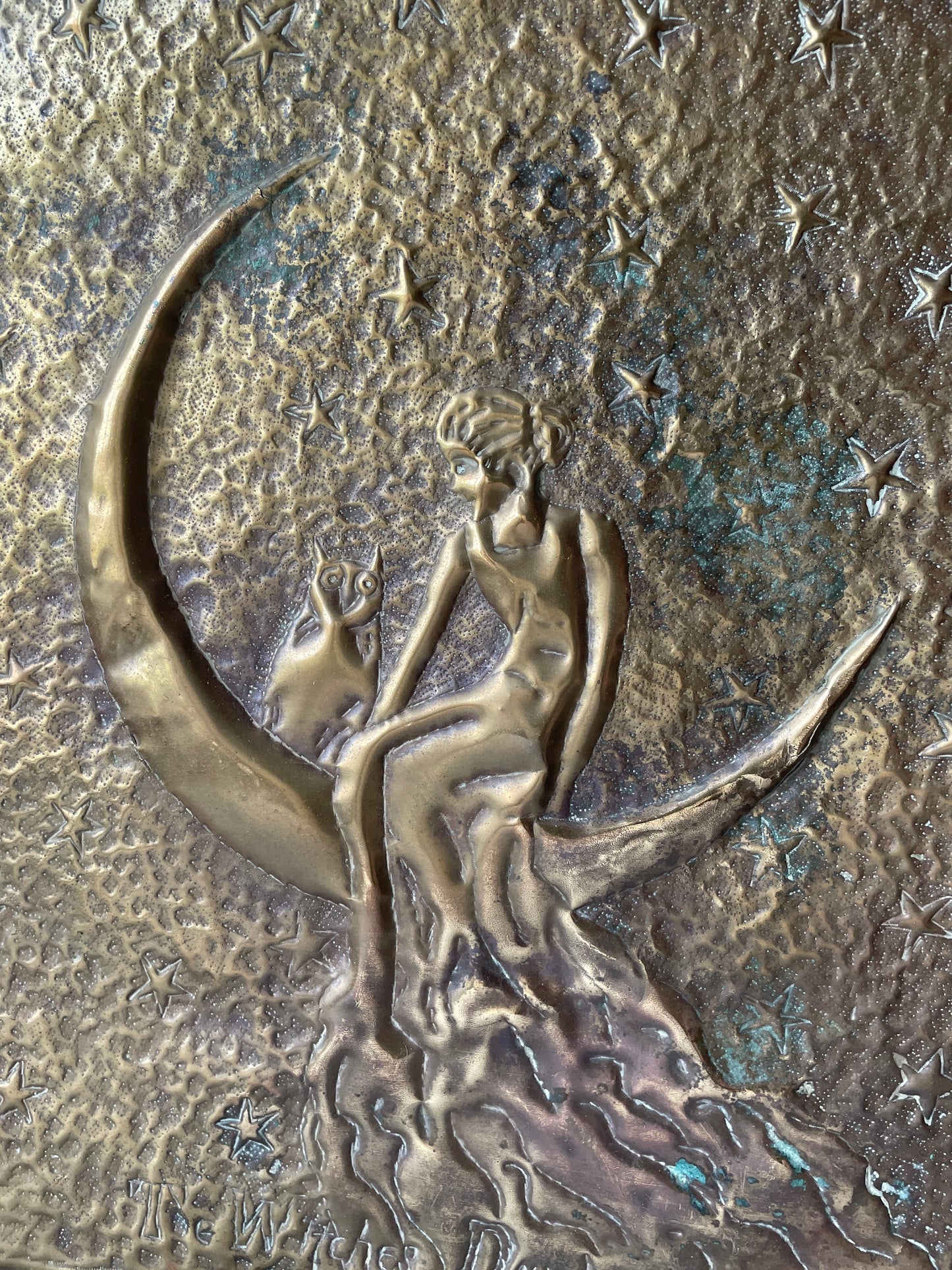 Witch’s Daughter | Antique Brass Plaque