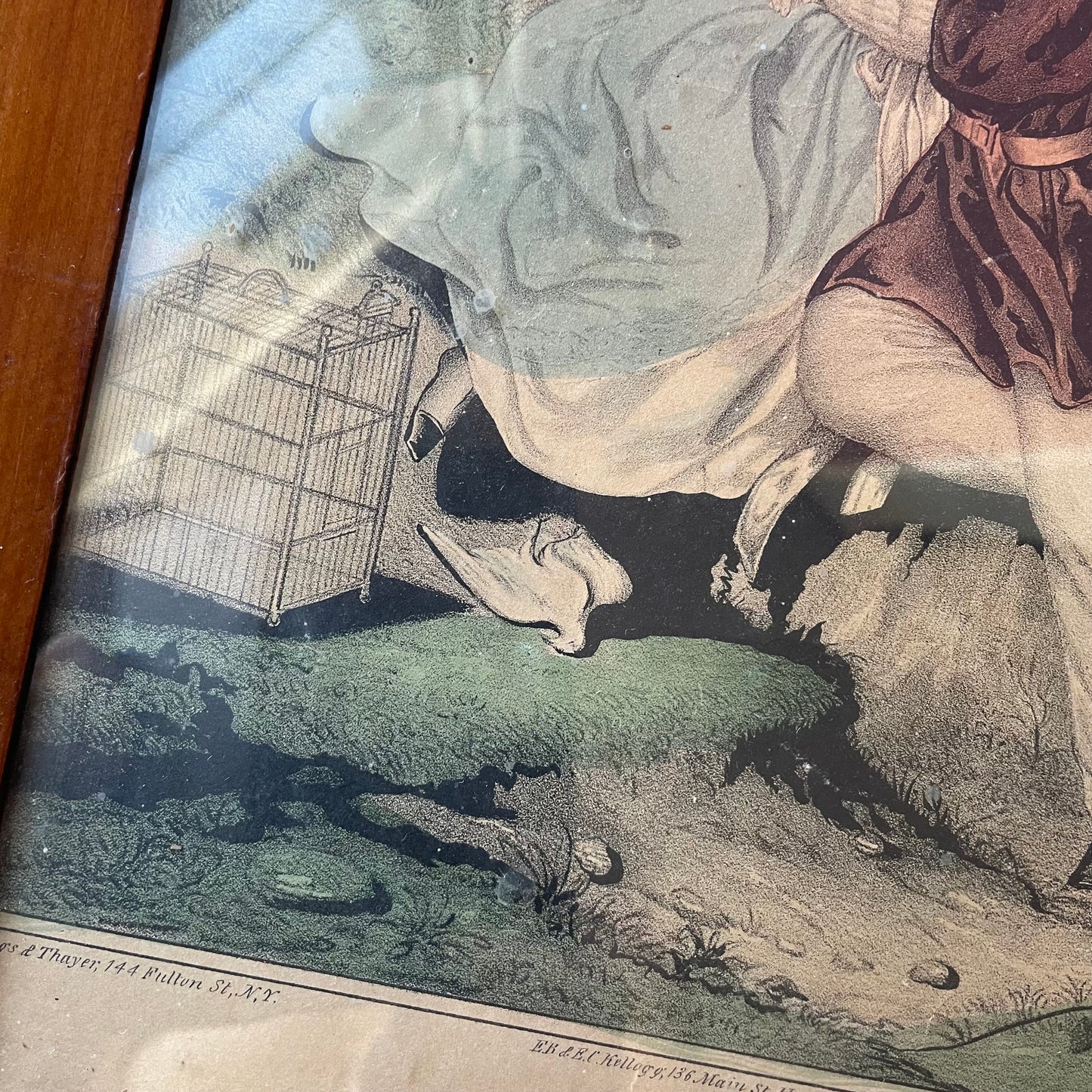 Early Sorrow | Victorian Mourning Print for a Pet Bird