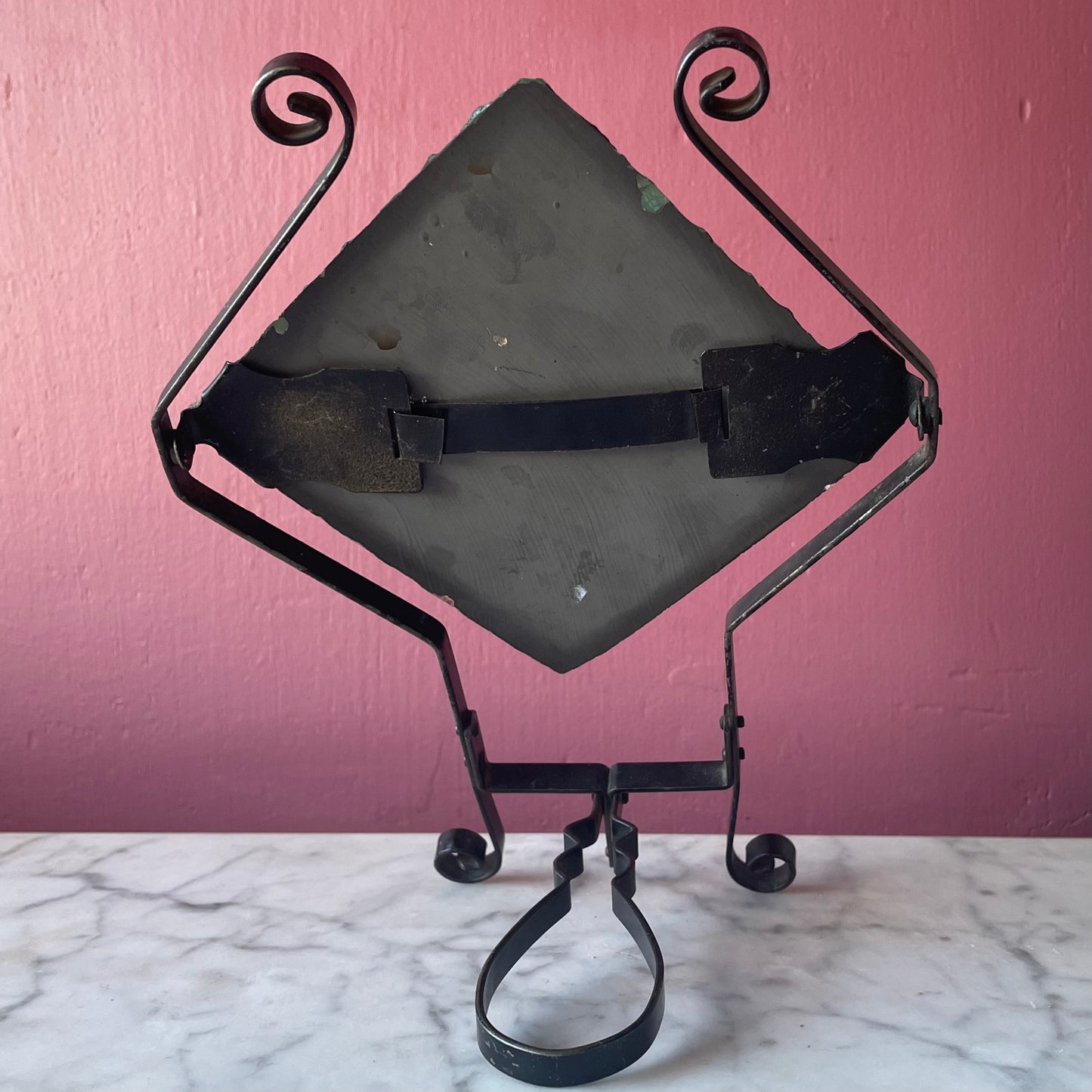 Antique Make-Do Shaving Mirror