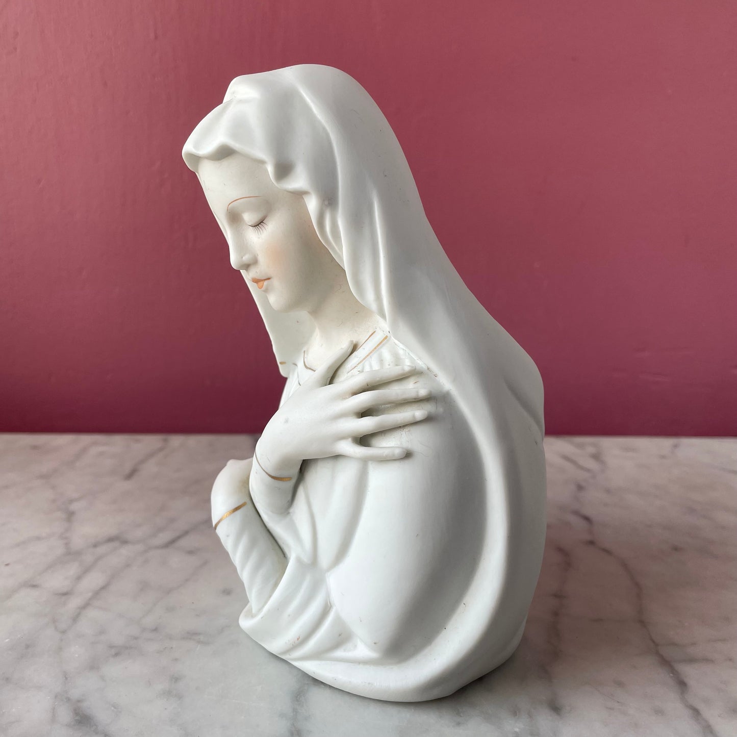 Vintage Madonna Head Vase