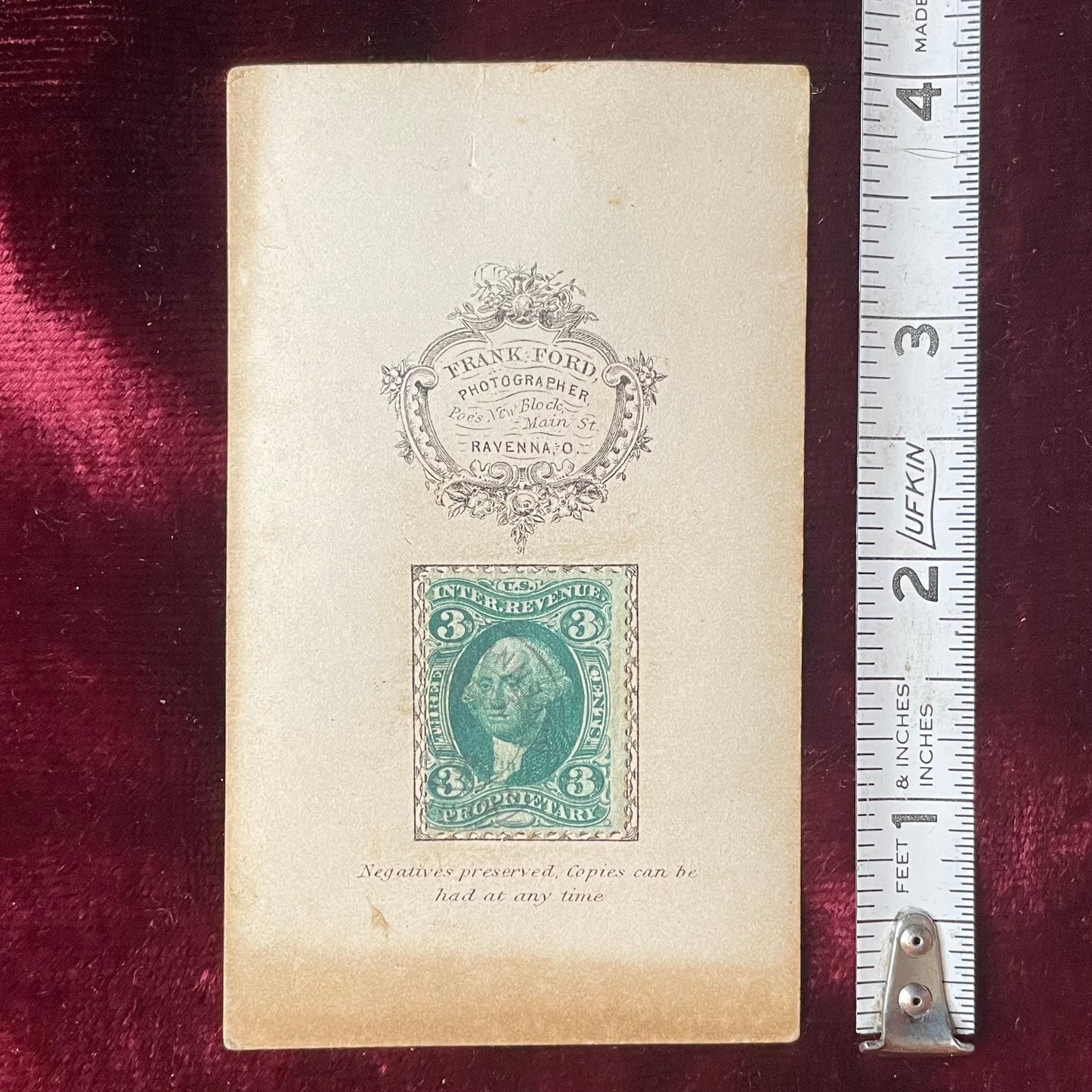 Victorian Post Mortem Photo | Carte de Visite of a Child |