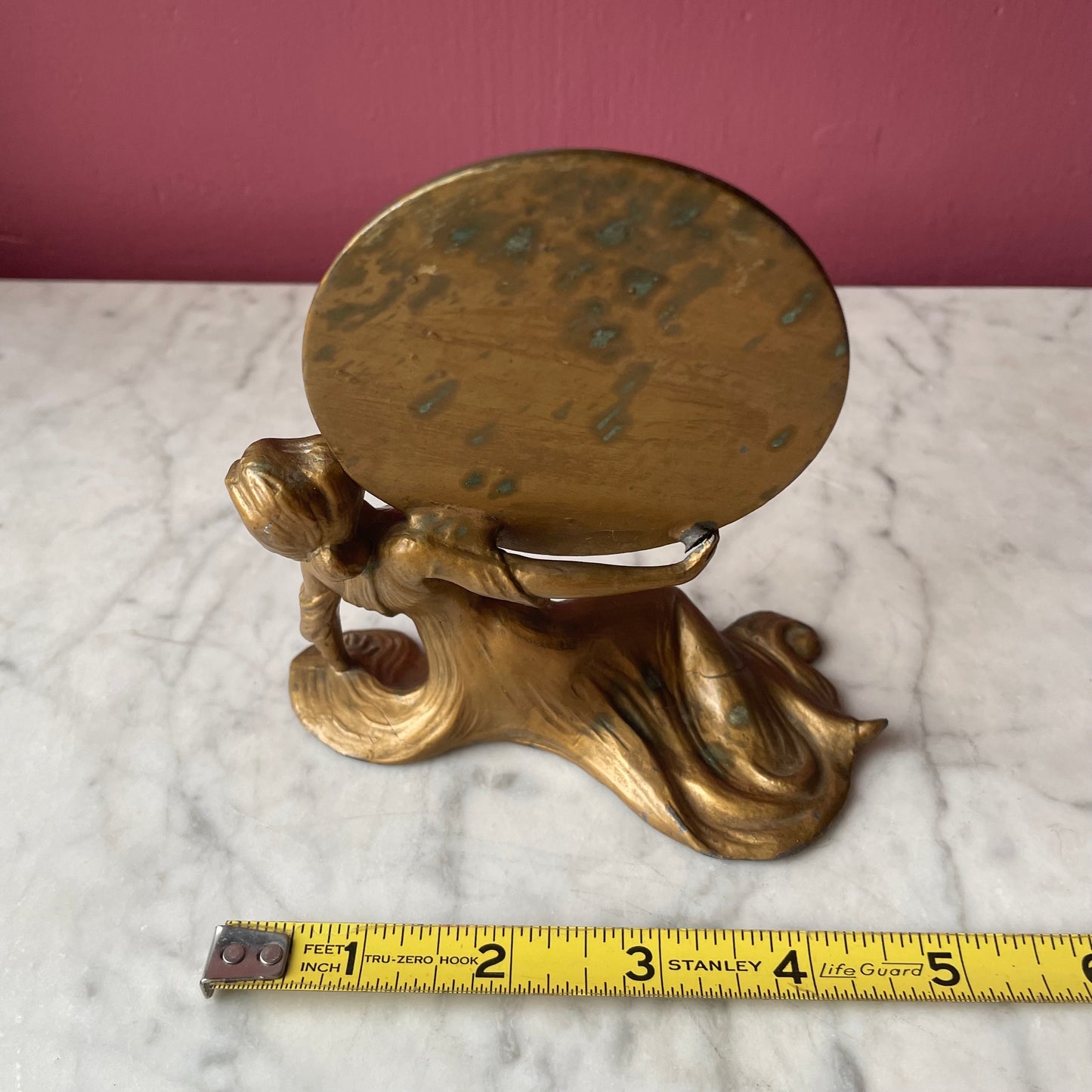 Antique Art Nouveau Vanity Mirror
