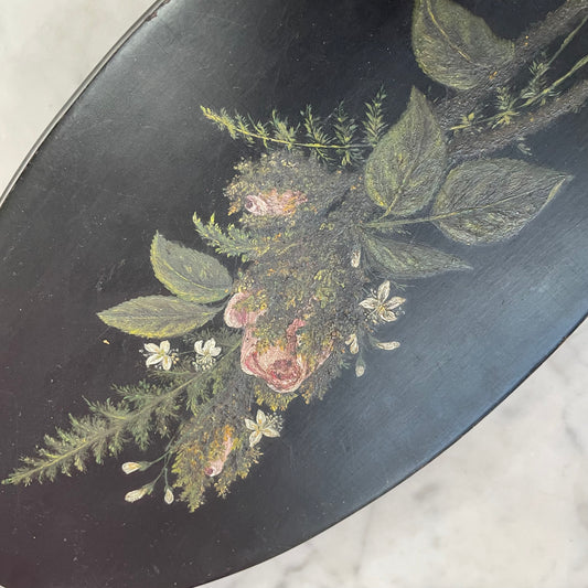 Victorian Rose Painting on Board