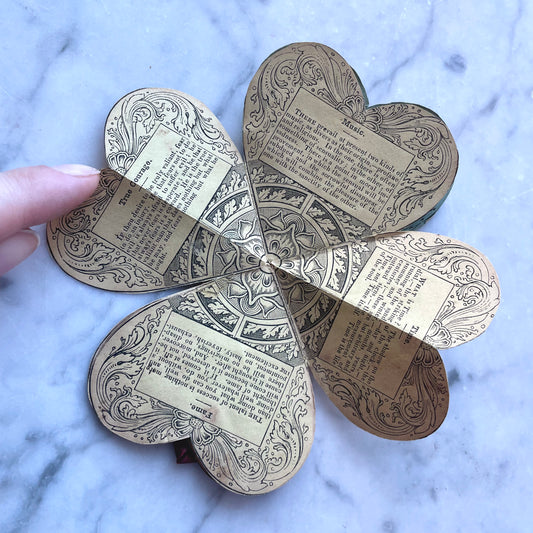 Victorian Puzzle Purse Valentine