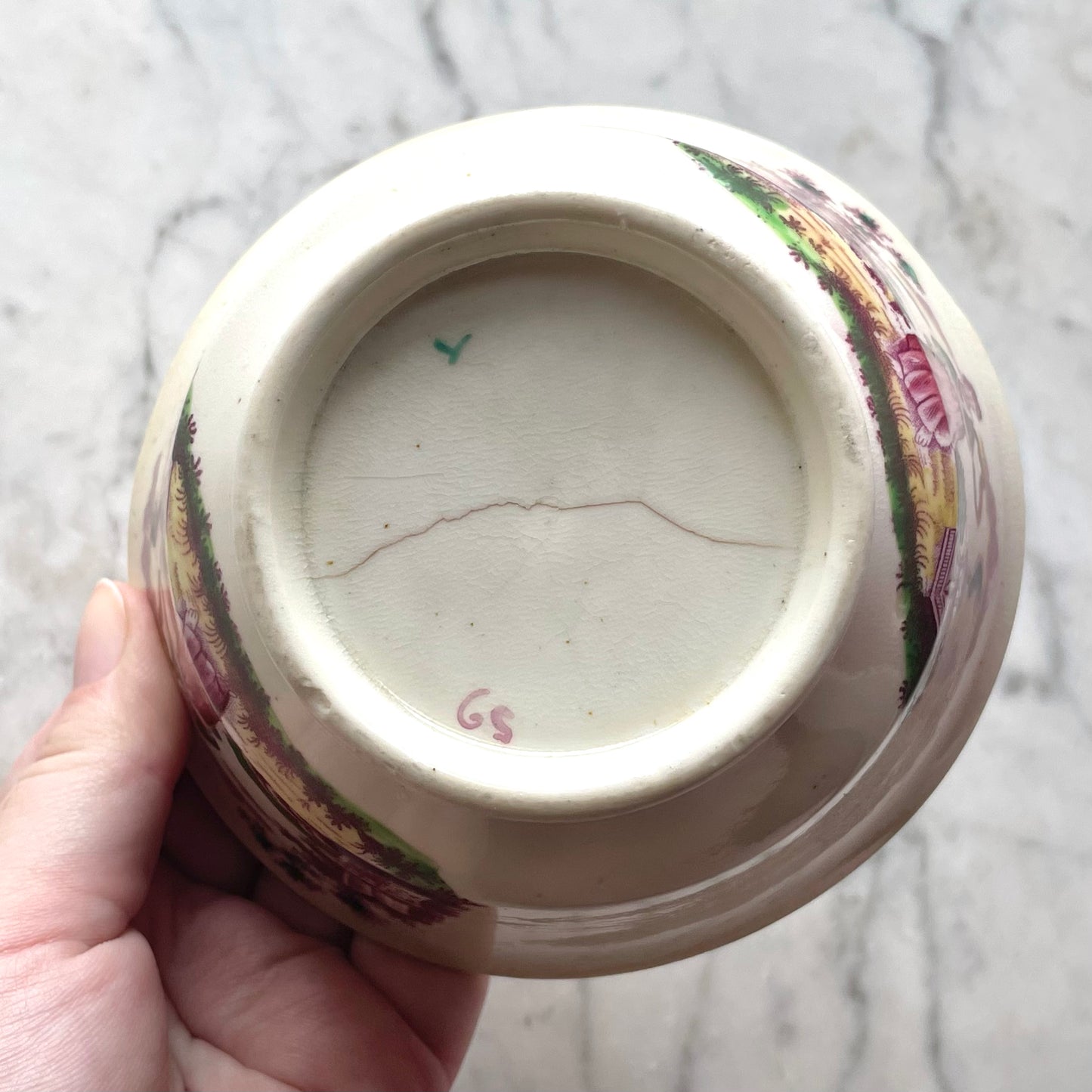 Faith & Hope | Antique Transferware Tea Bowl