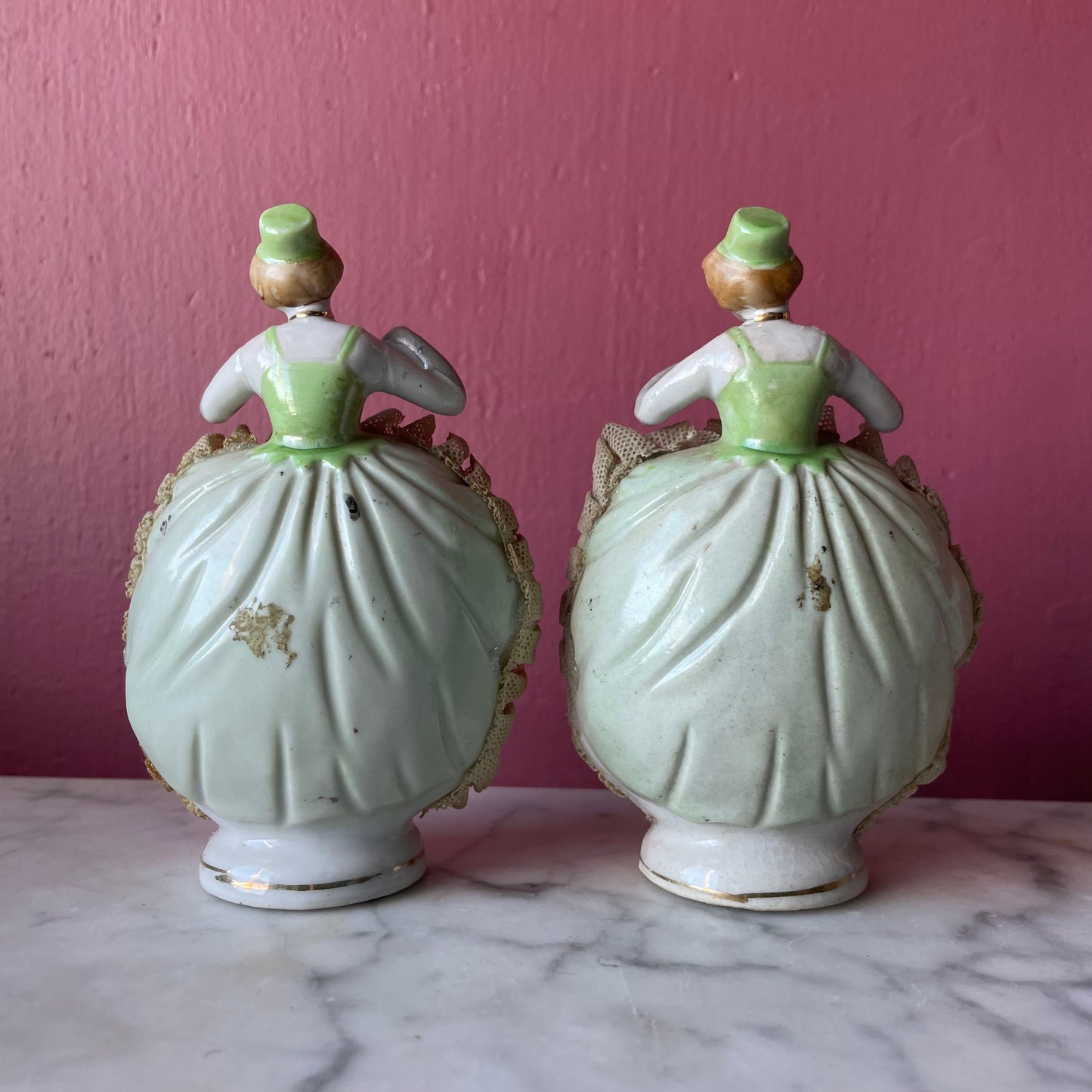 Vintage Can-Can Girls | Porcelain Figures