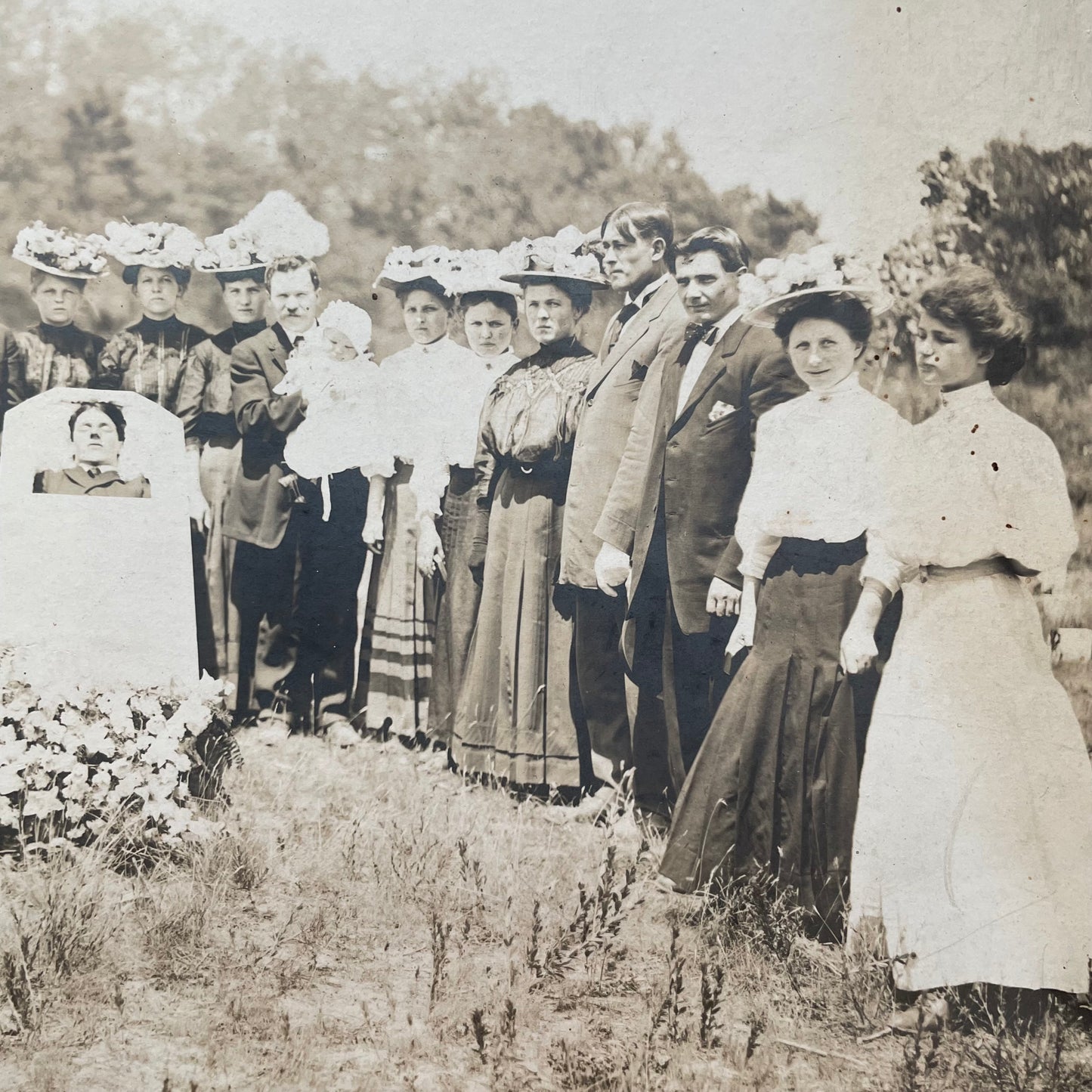 Antique Funeral Cabinet Card | Post Mortem Photo
