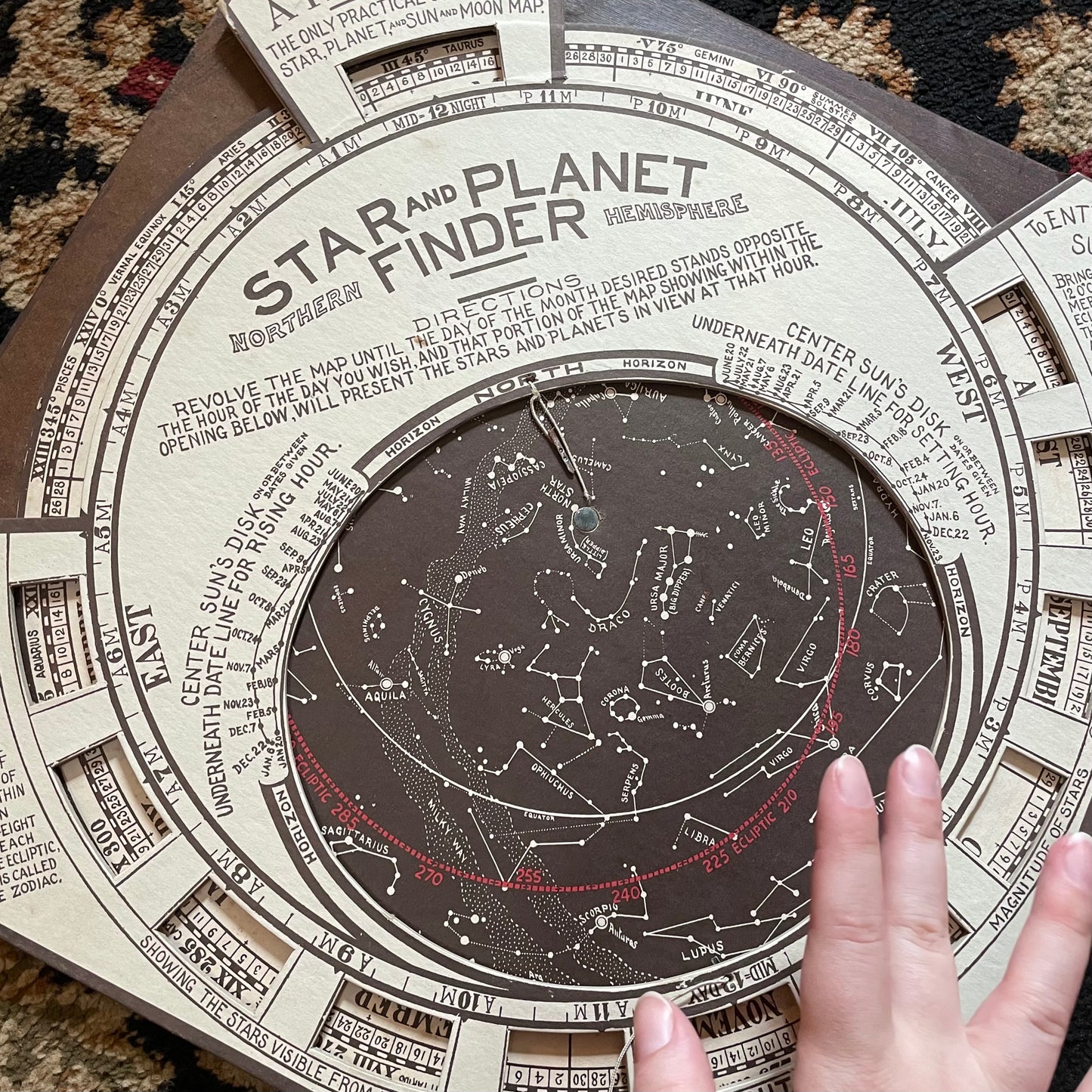 Vintage Star Finder | Astronomy Map