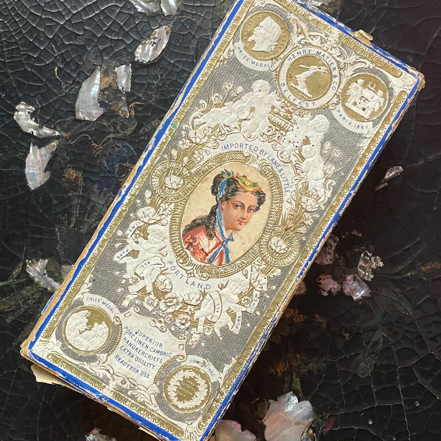 Victorian Gentleman's Handkerchief Box