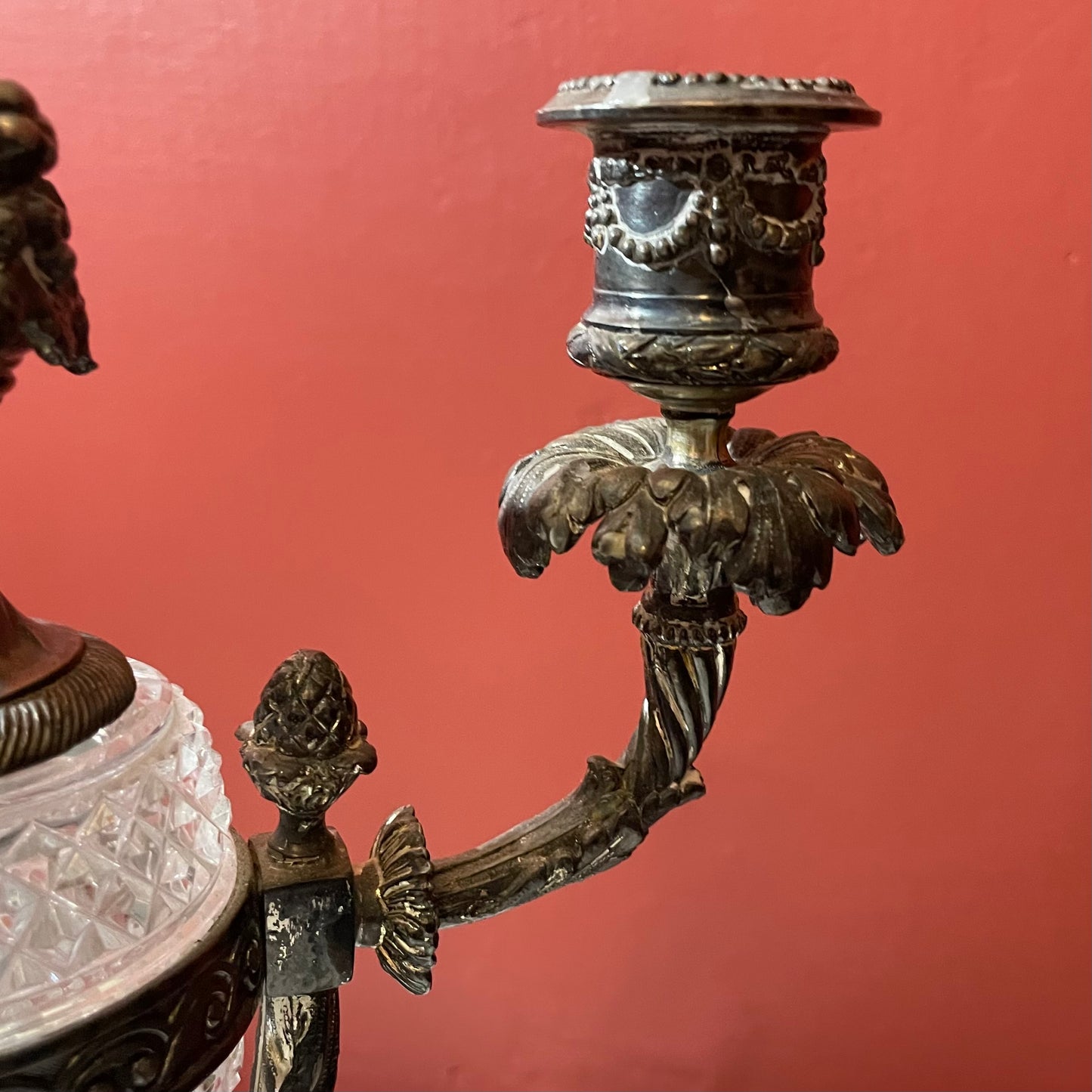 Vintage Cloven Hoof Candelabra