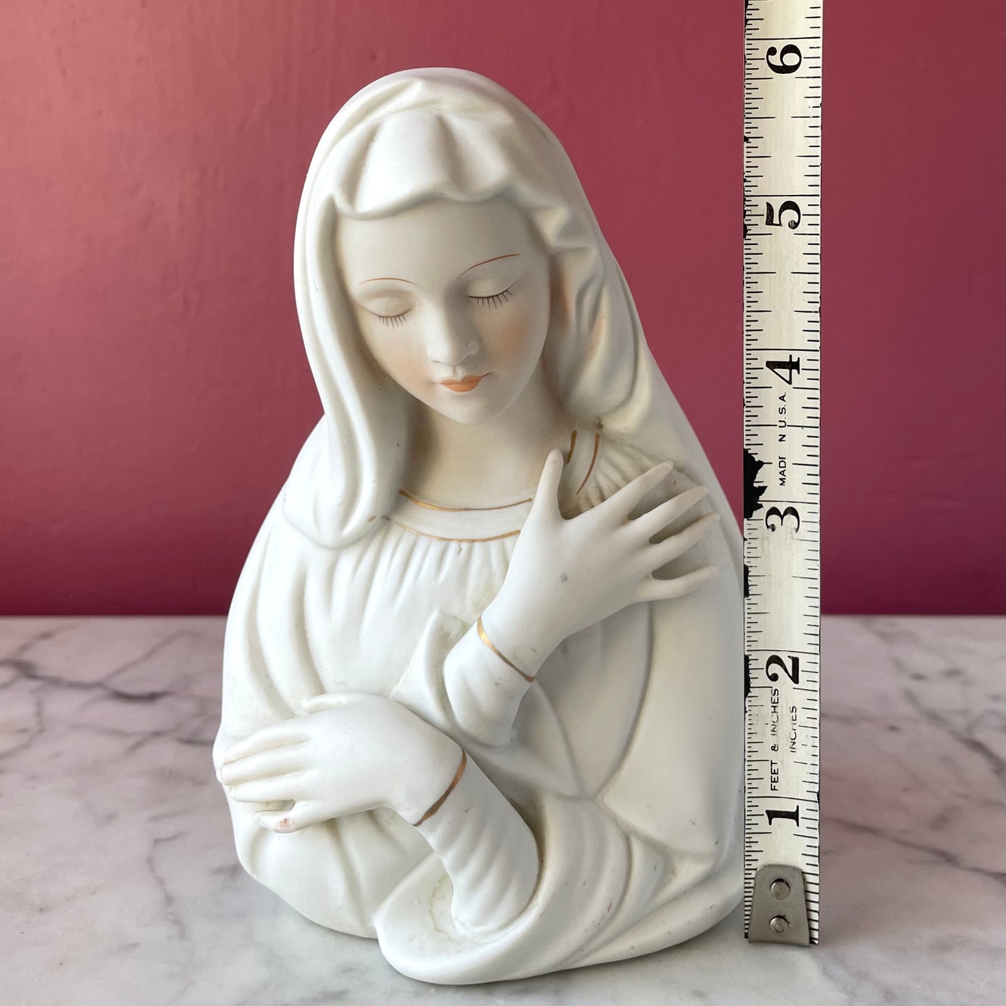 Vintage Madonna Head Vase