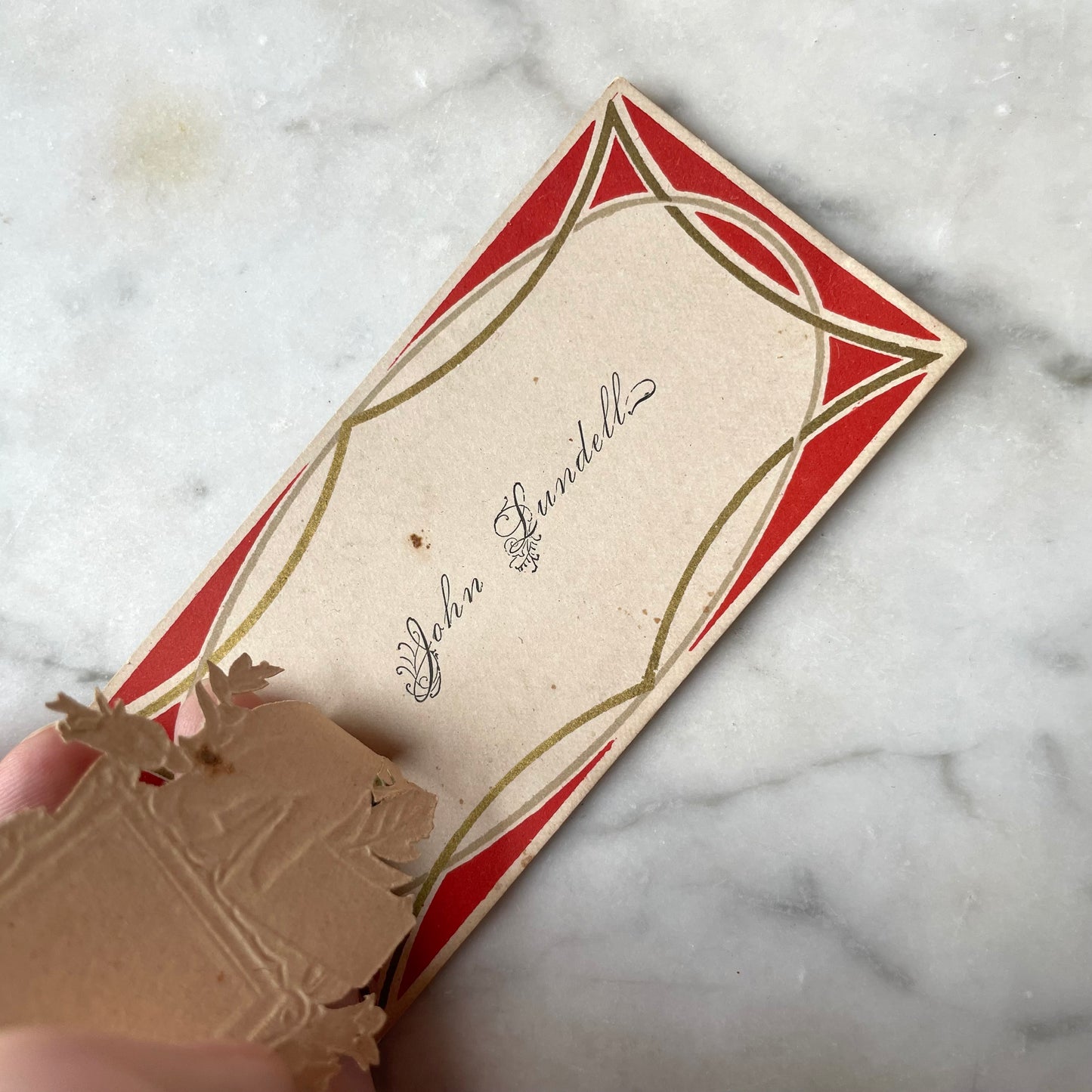 Mirror, Mirror | Victorian Calling Card