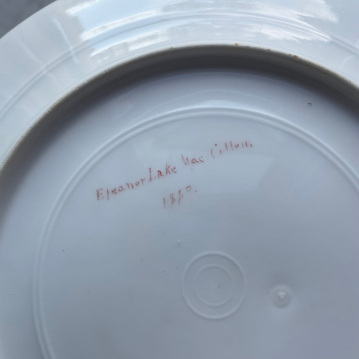 The Witch’s Daughter | Victorian Hand Painted Plate