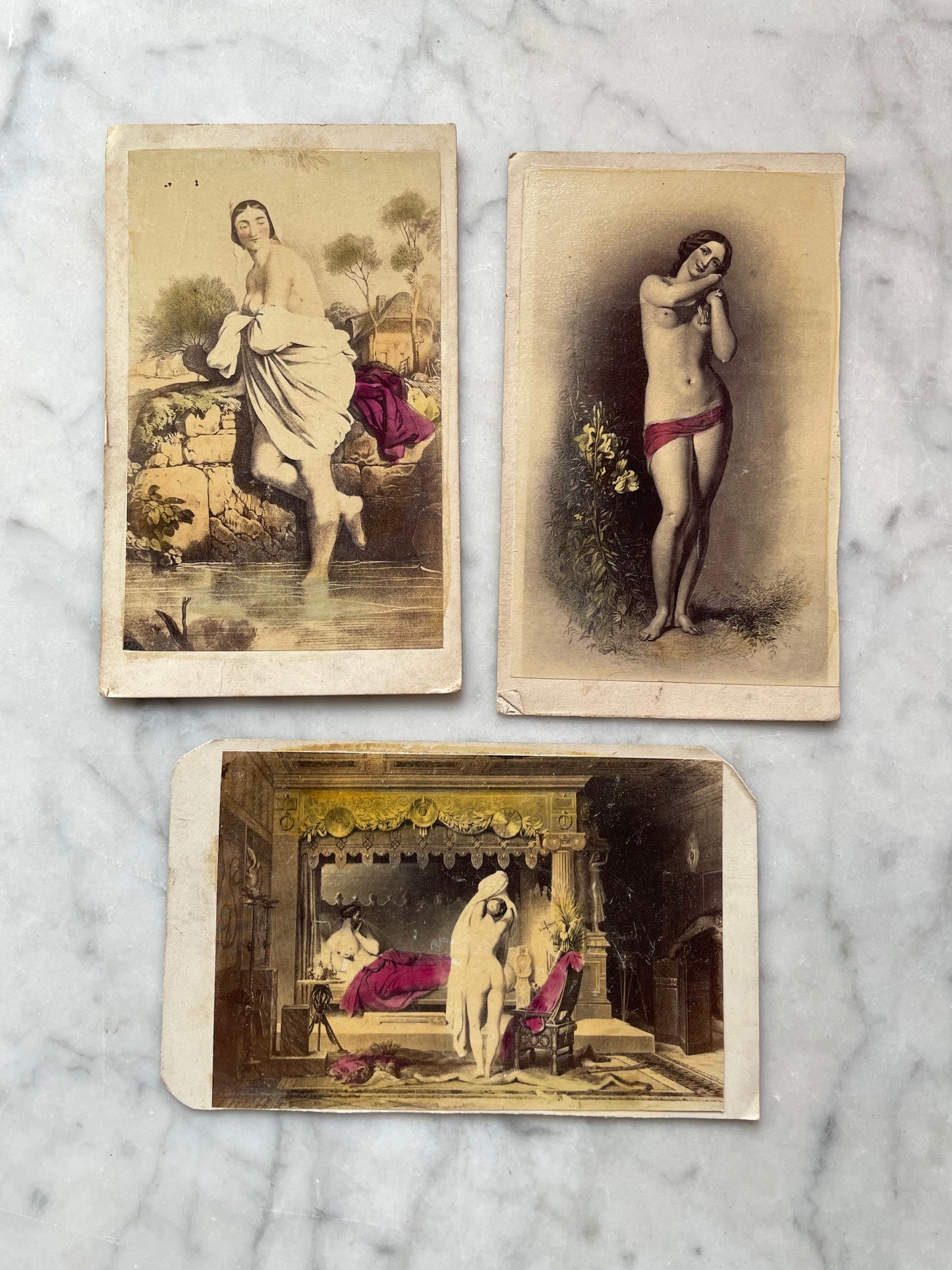 Erotic Victorian Carte de Visite Album Filler