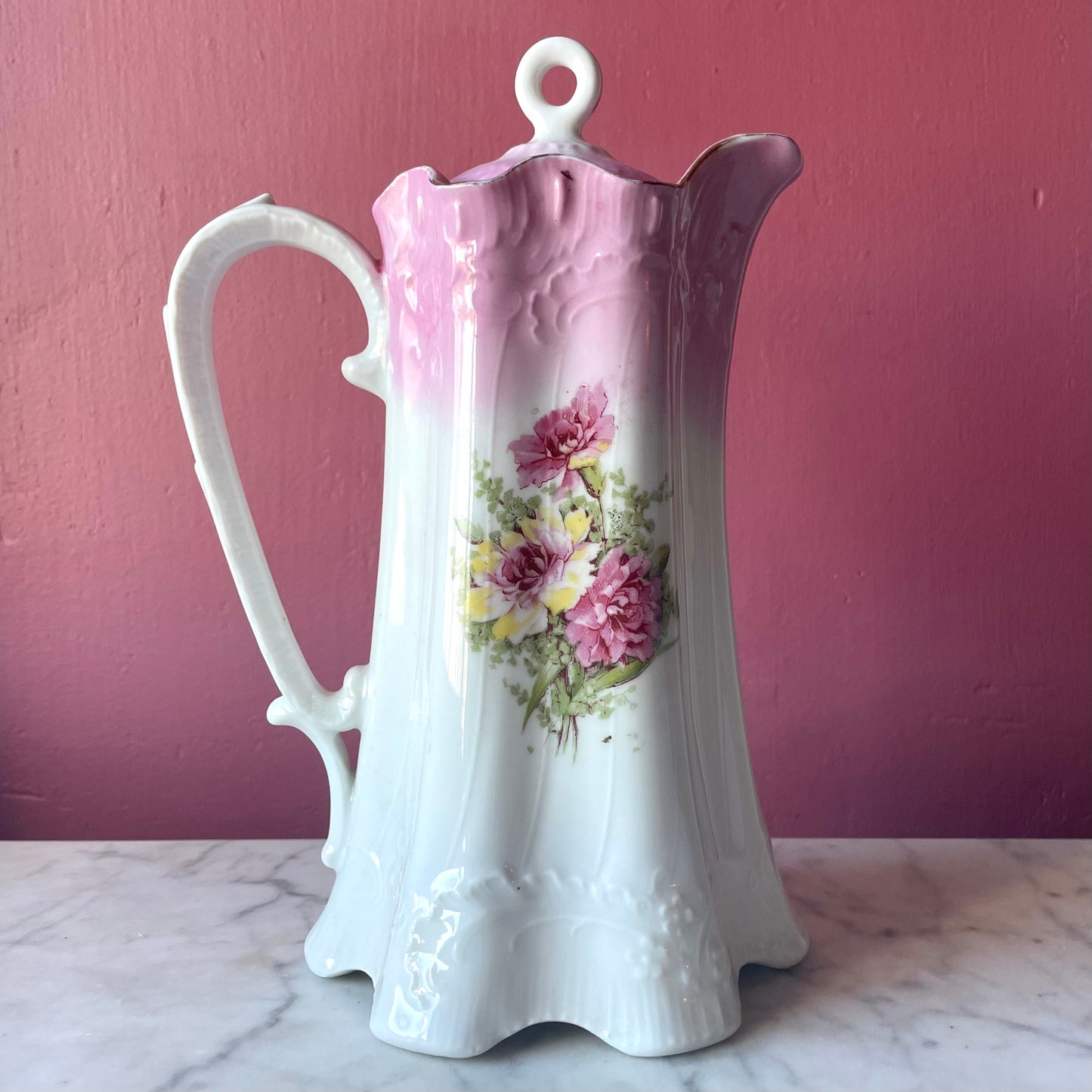 Antique May Queen Cocoa Pot | Victoria Carlsbad Austria