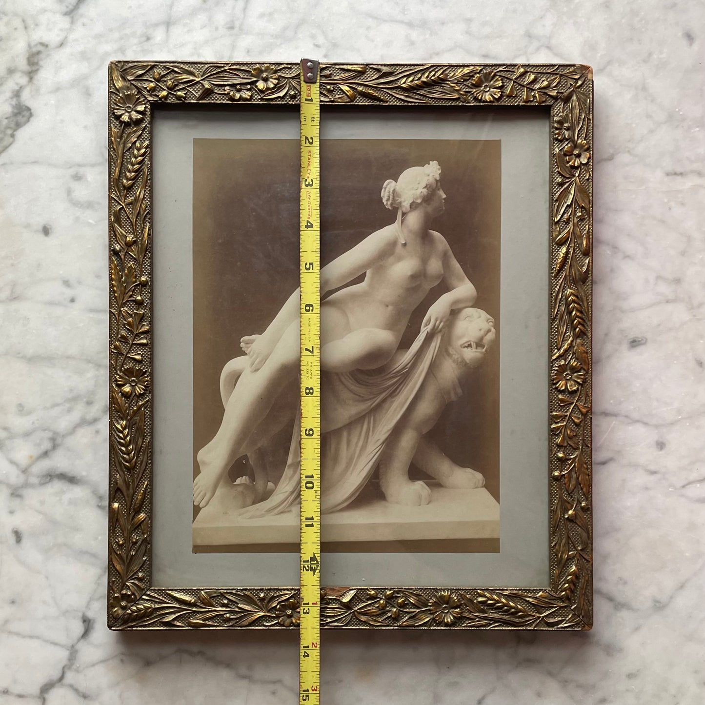 Una & the Lion | Victorian Framed Photo