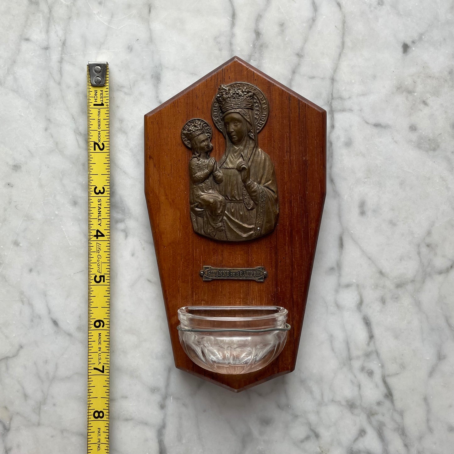Saint Anne de Beaupré Holy Water Font