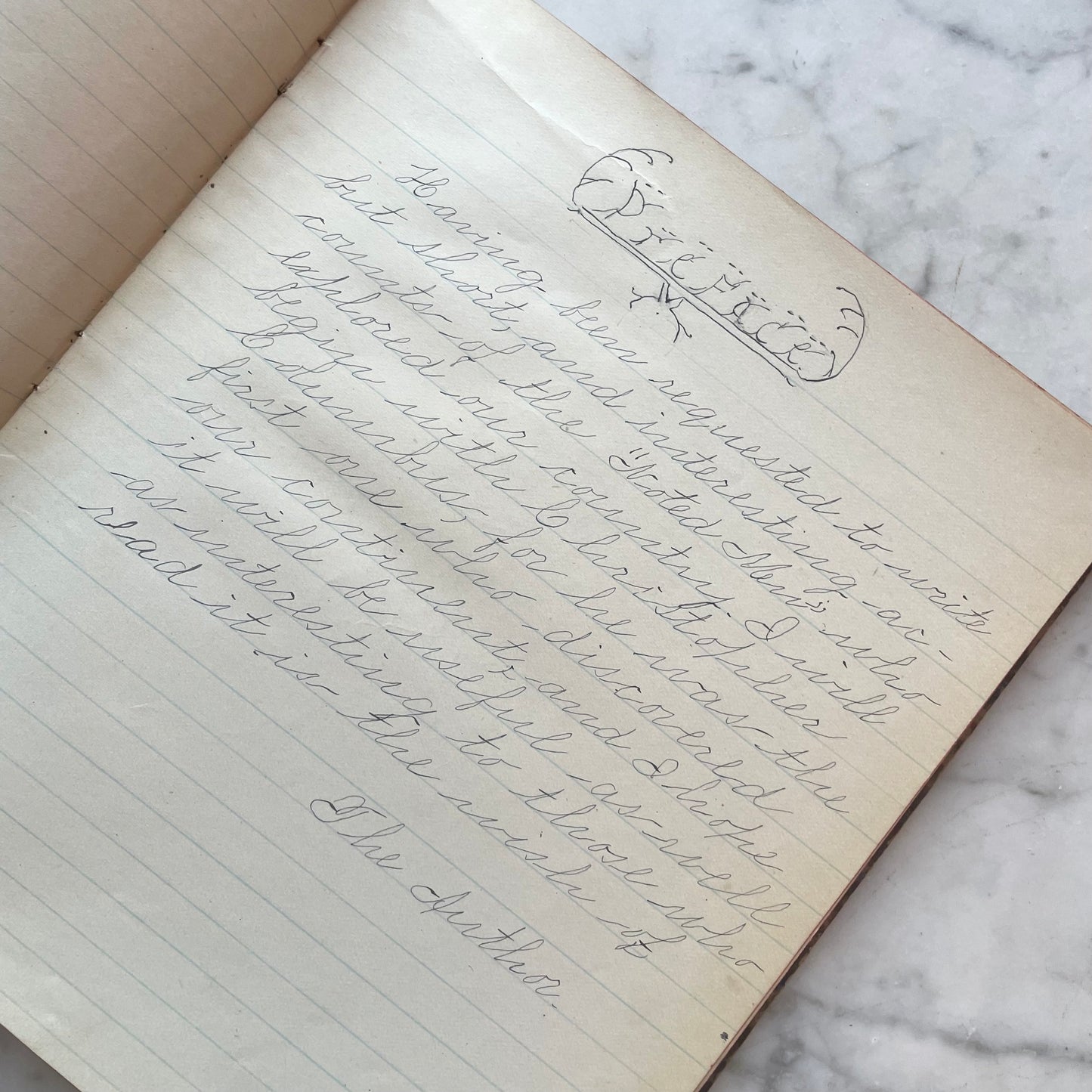 Victorian Schoolgirl’s Notebook | Biographical Sketches of Notable Men & Women |1889