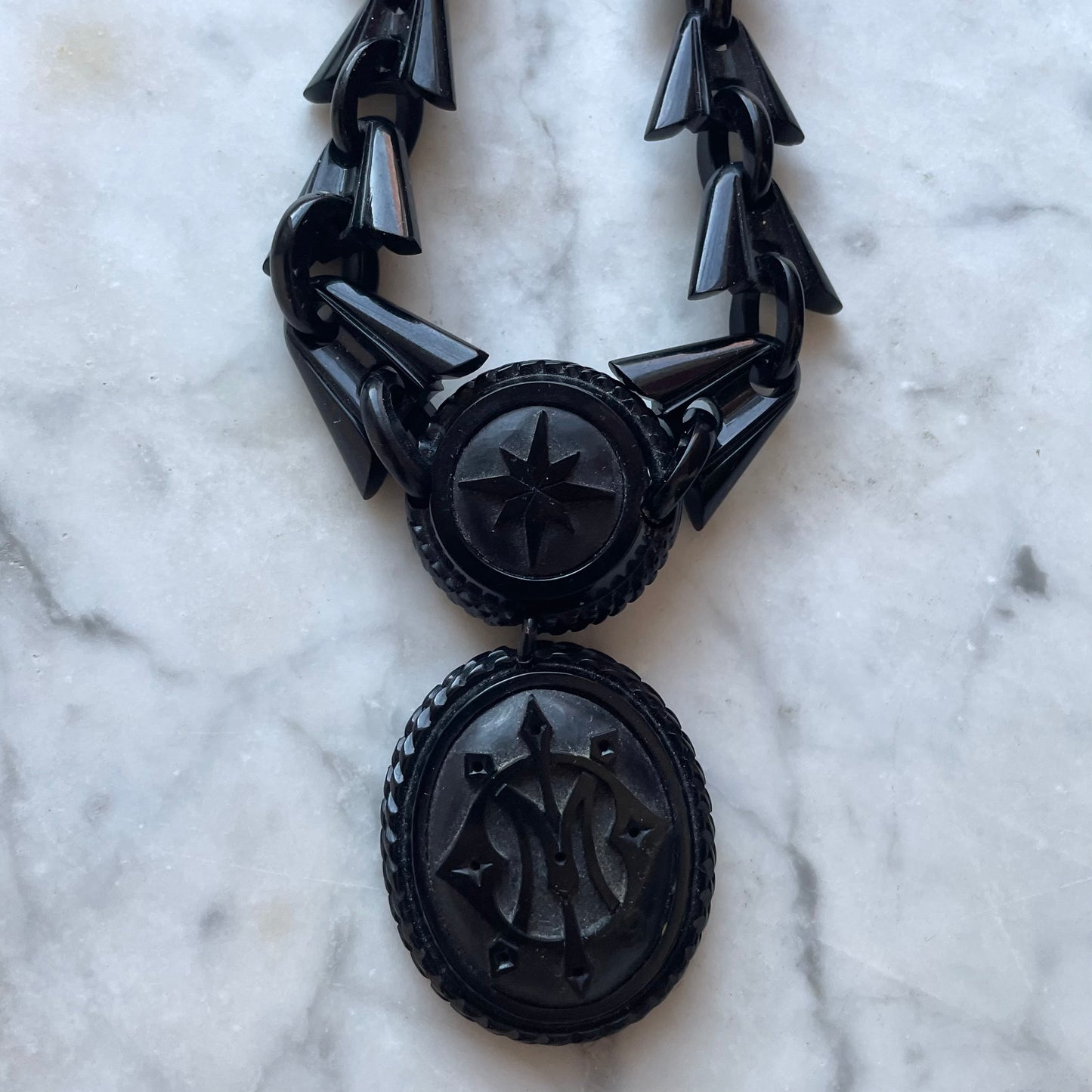 Victorian Mourning Necklace | In Memory Of