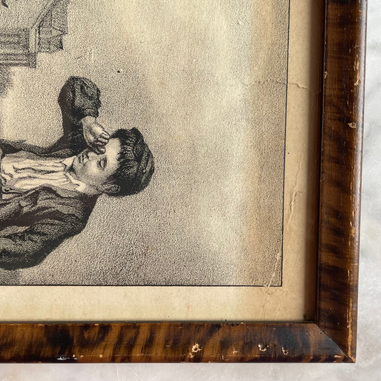 The Burial of the Bird | Victorian Print