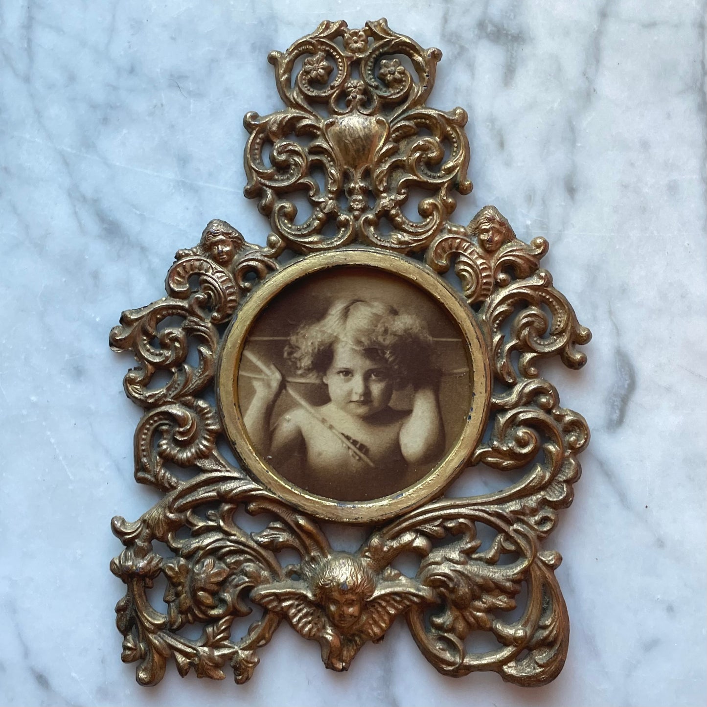 Baroque Revival Frame with Cupid