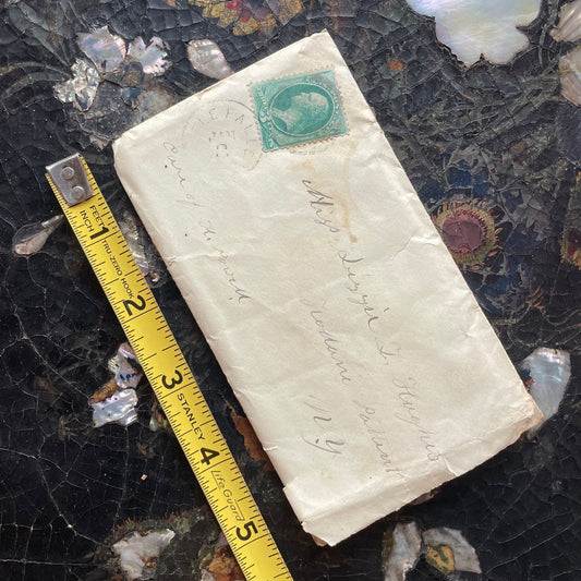 Victorian Letter with Locks of Hair