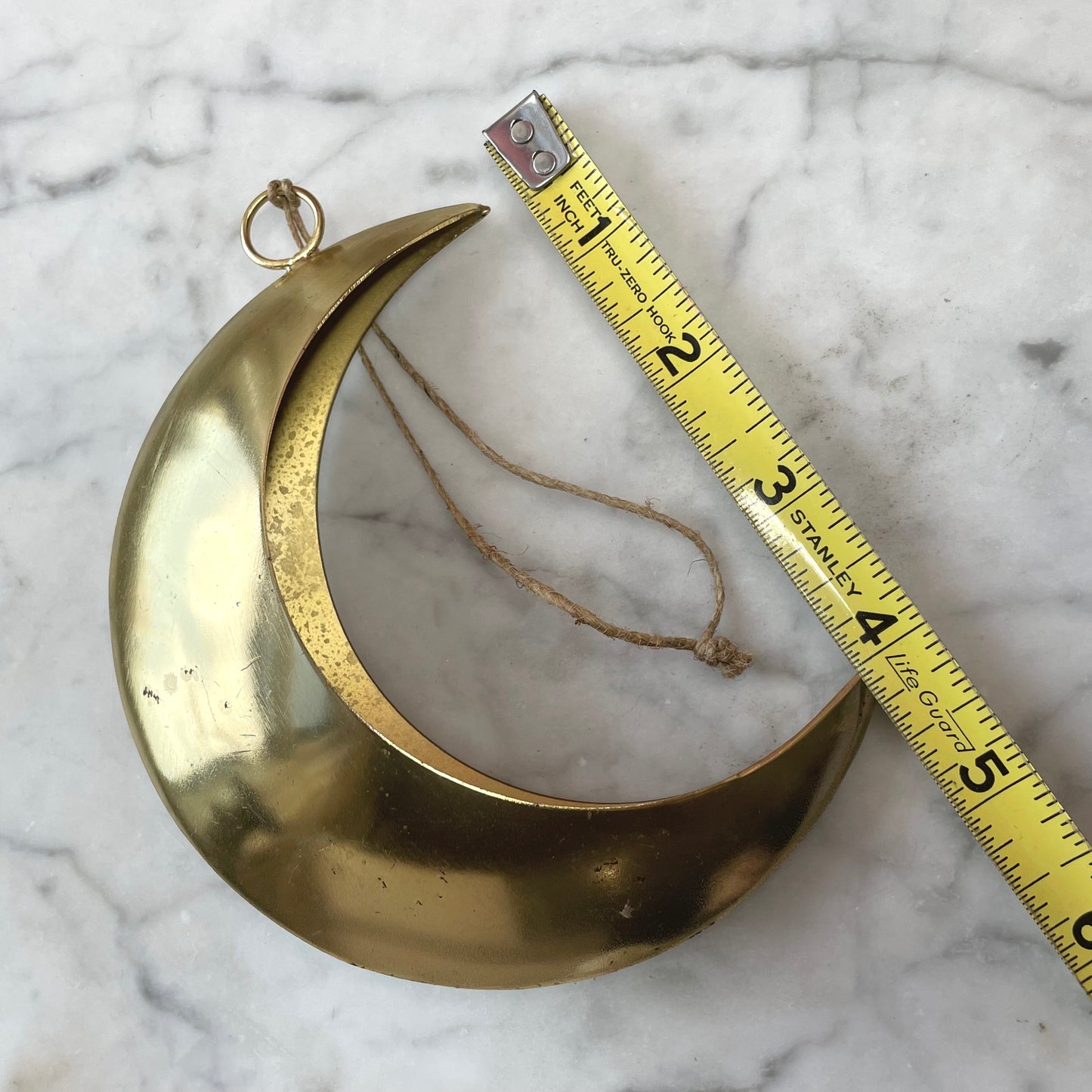 Vintage Crescent Moon Ornament