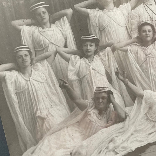 Dionysian Dancers | Antique Dance Class Photo