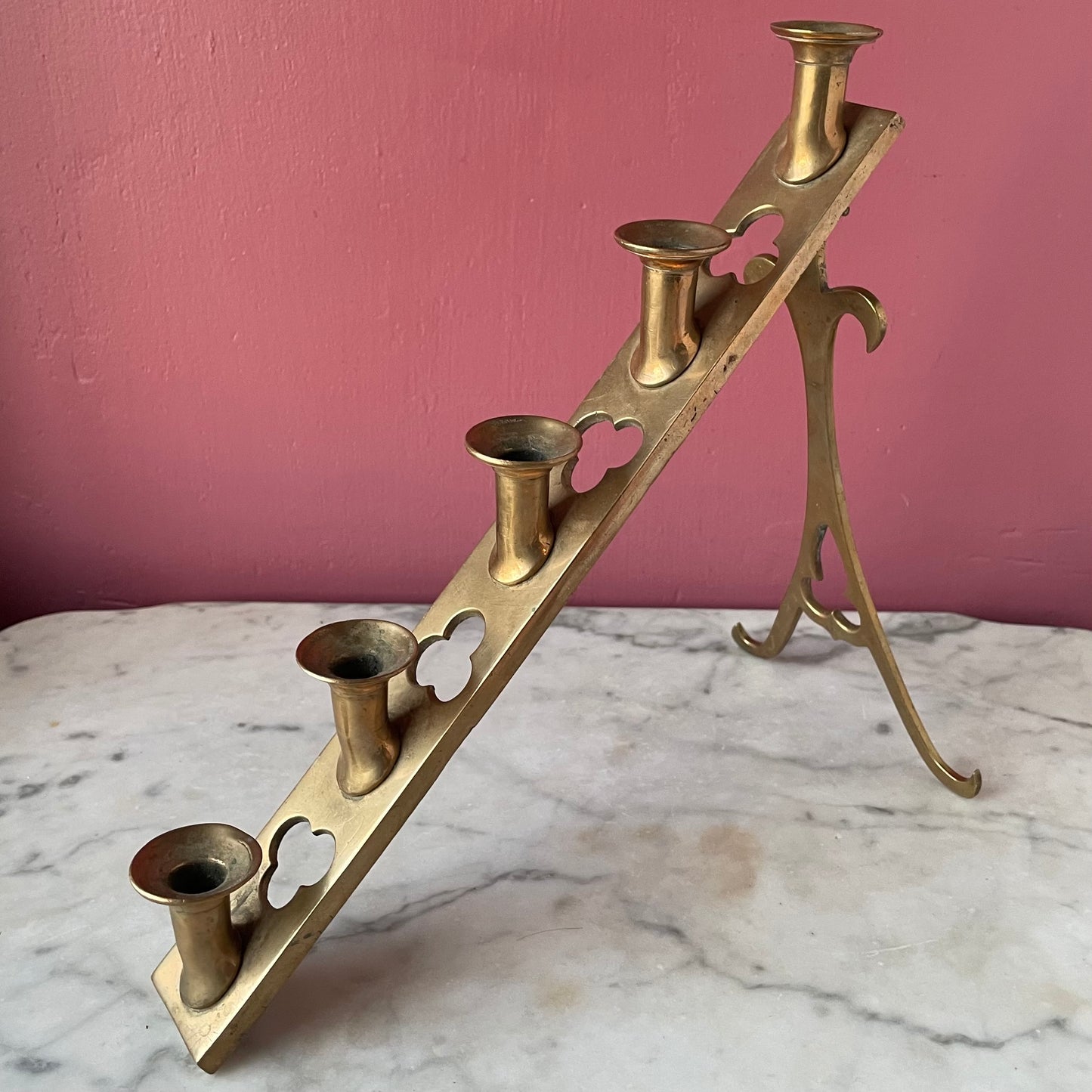 Vintage Church Candle Holder