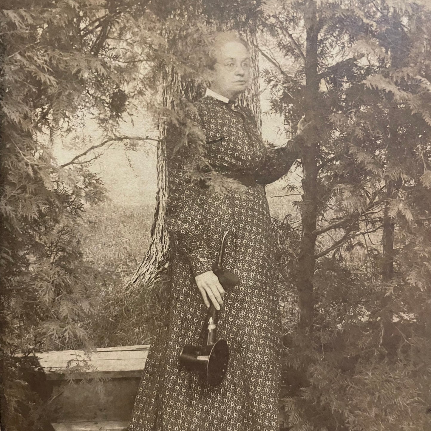 Woman with a Hearing Trumpet or Ear Horn