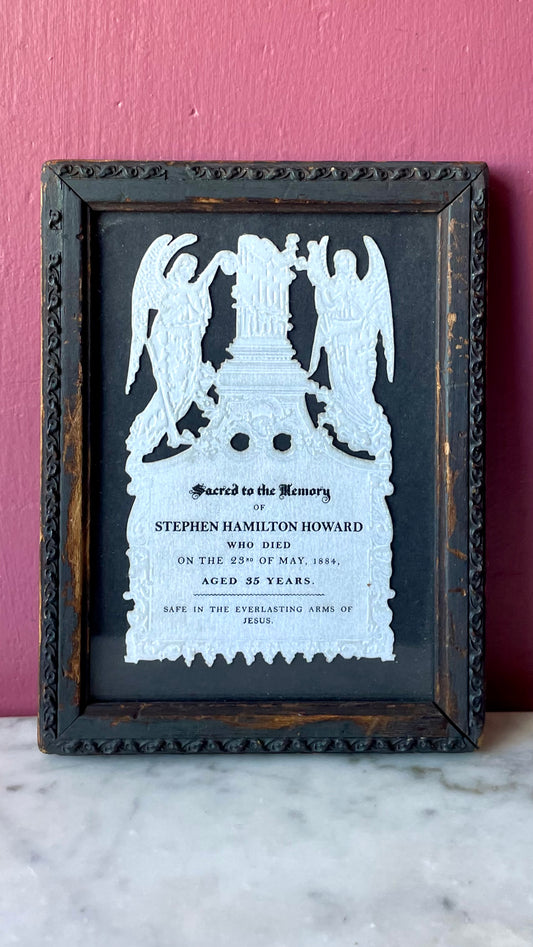 Victorian Mourning Die Cut