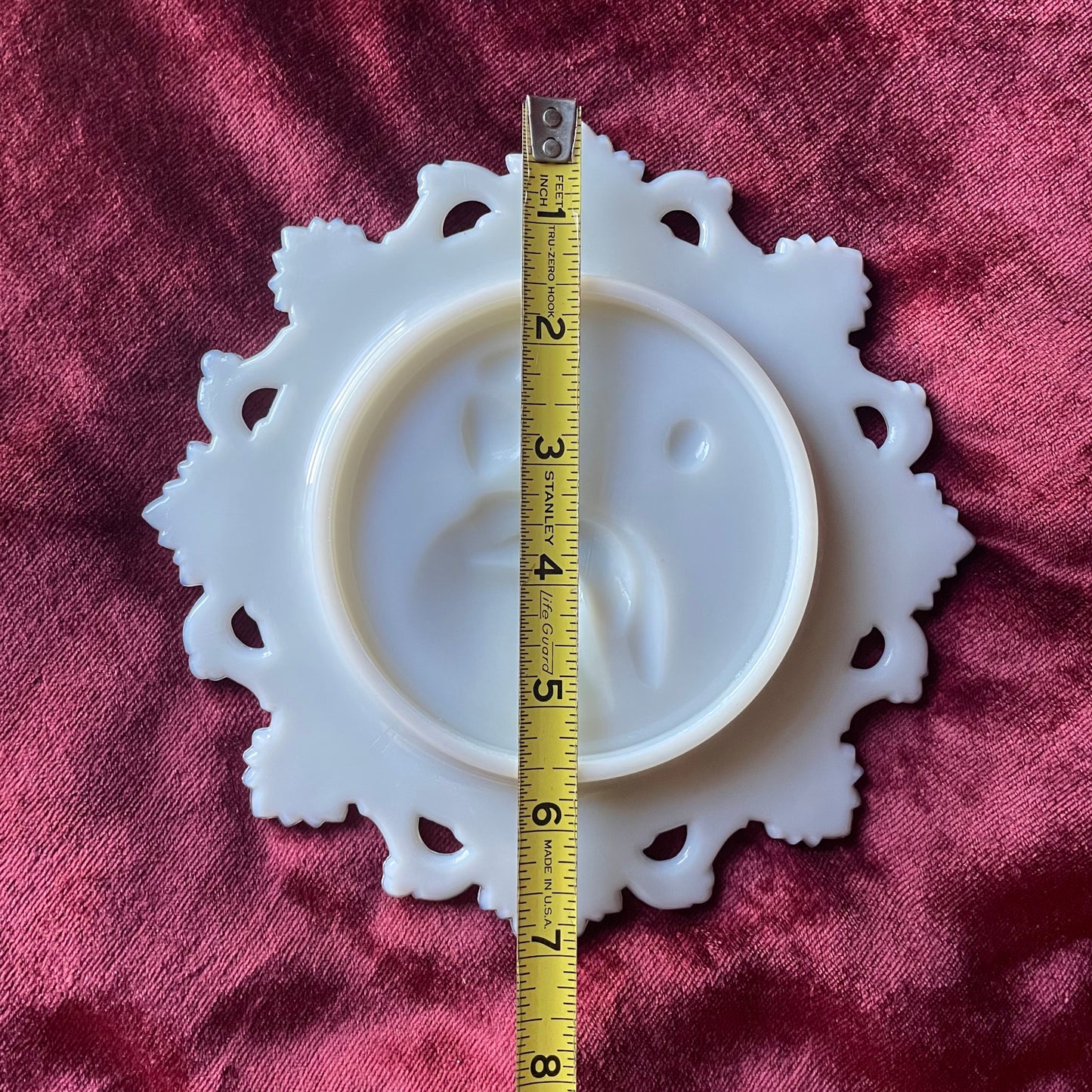 Cupid & Psyche | Antique Westmoreland Milk Glass Plate