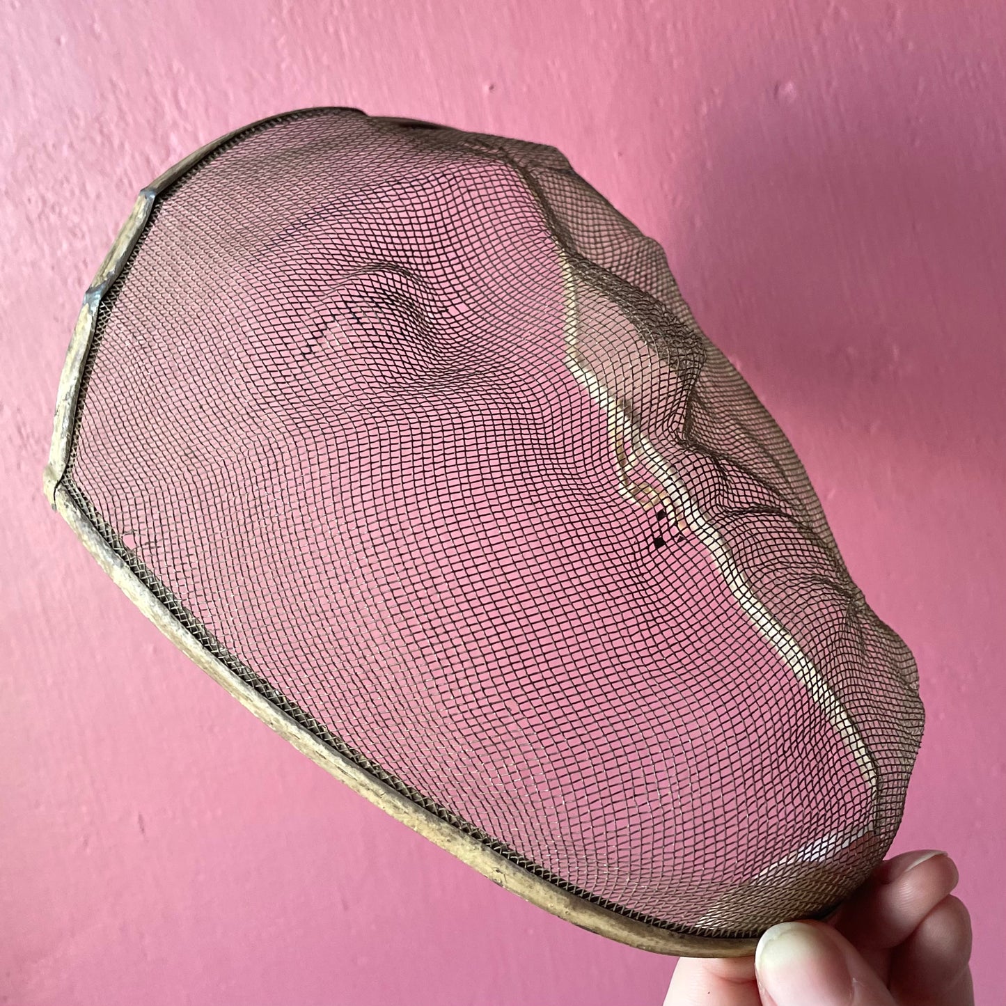 Antique Odd Fellows Wire Ceremonial Mask