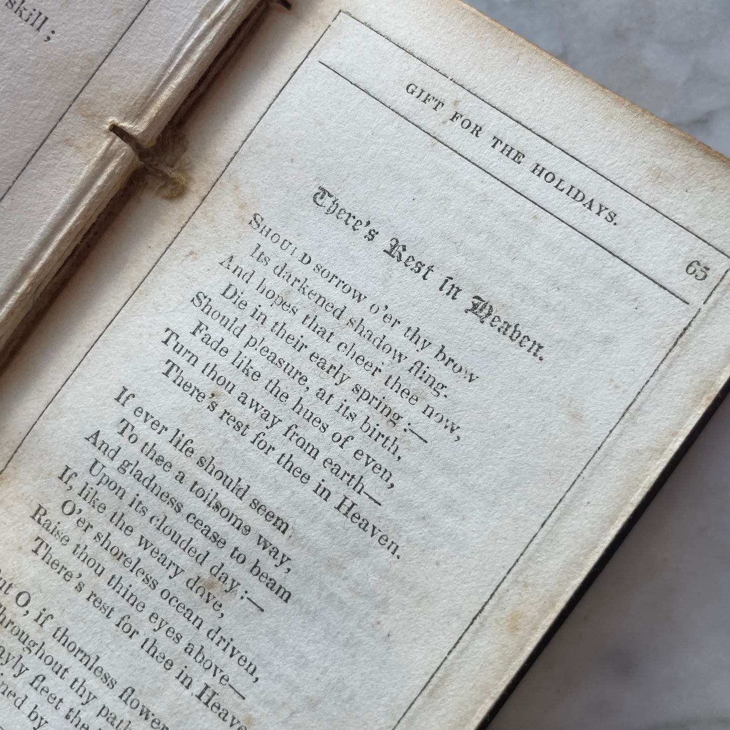Victorian Miniature Book | A Gift for the Holidays | 1848