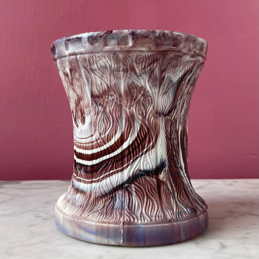 Victorian Slag Glass Vase