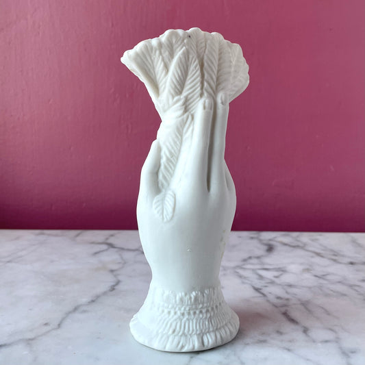 Victorian Parian Hand Vase