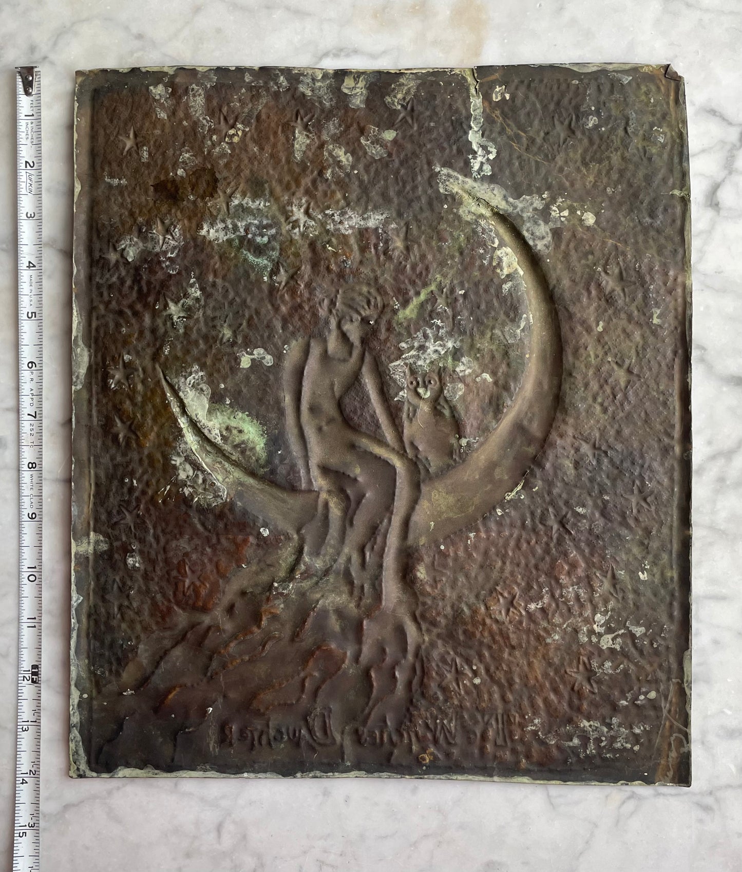 Witch’s Daughter | Antique Brass Plaque